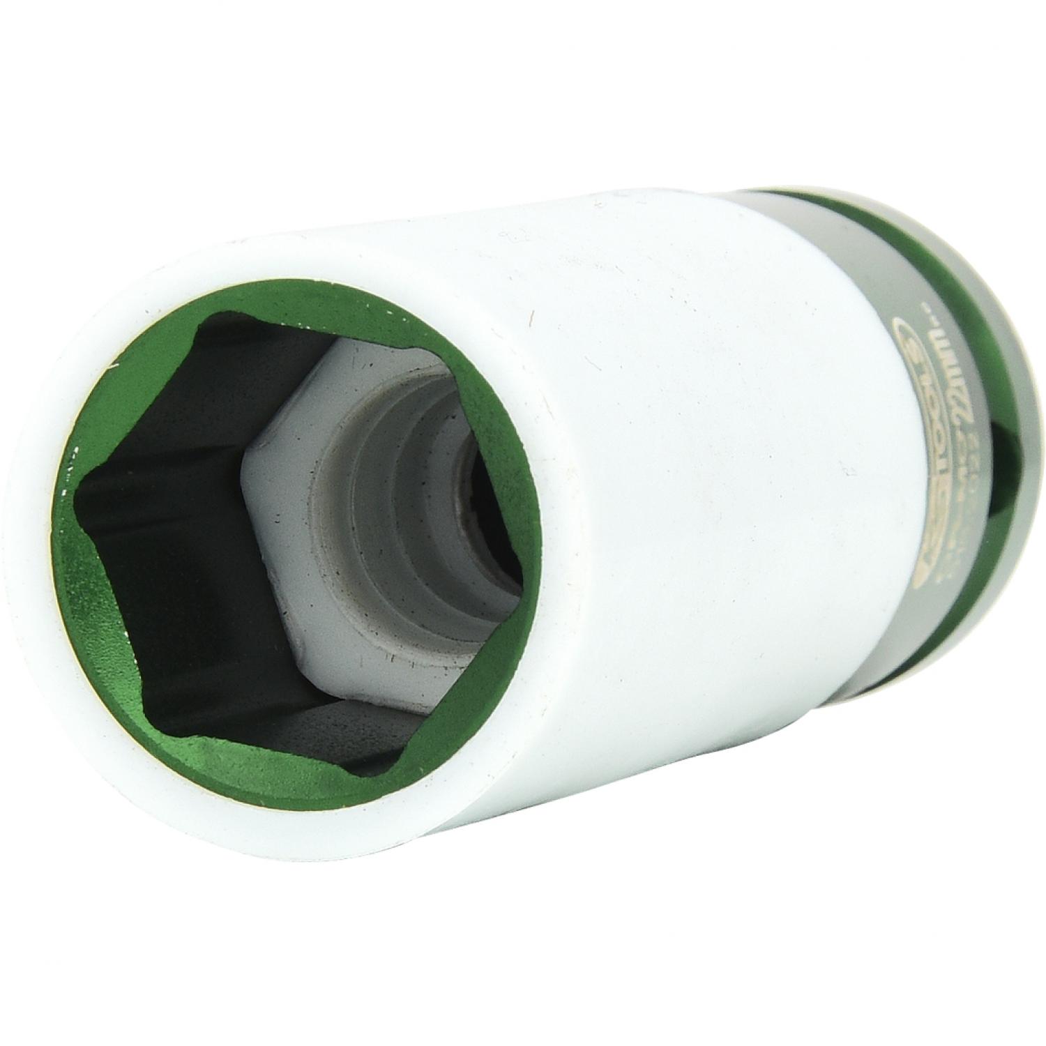 Силовая торцовая головка 1/2" для алюминиевых колесных дисков, длинная, 22мм подвеска