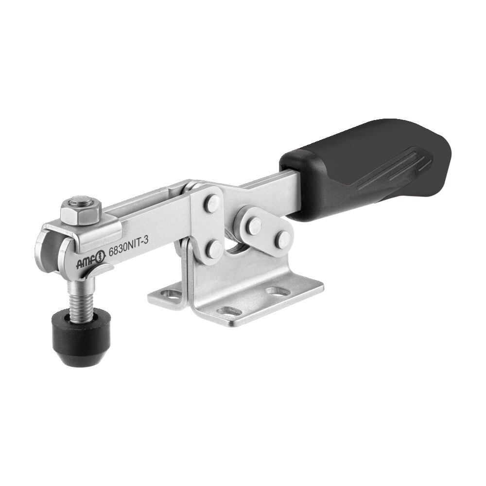 Горизонтальный шарнирный зажим с черной ручкой АМF 558170