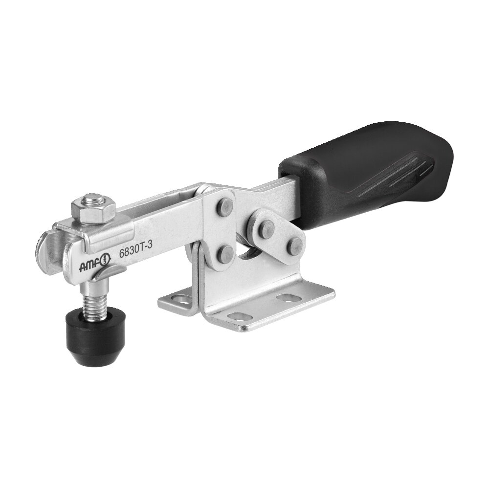 Горизонтальный шарнирный зажим с черной ручкой АМF 557992
