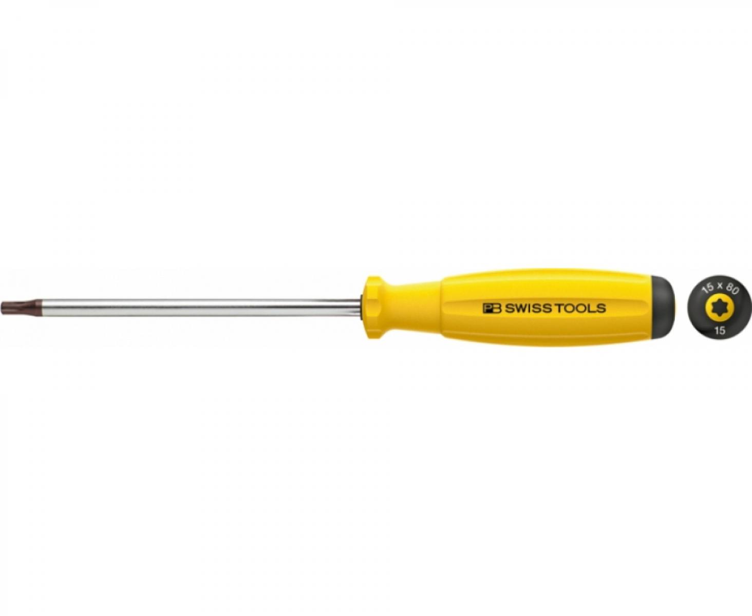 картинка Отвертка антистатическая TORX SwissGrip ESD PB Swiss Tools PB 8400.8-60 ESD T8 от магазина "Элит-инструмент"