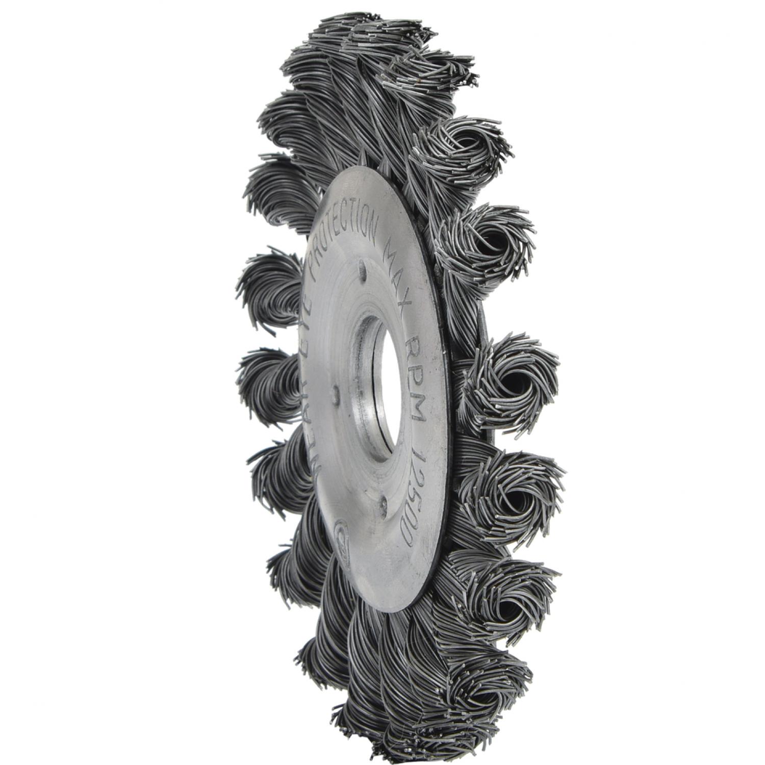 Круглая щетка из стальной проволоки 0,5 мм, Ø 115 мм