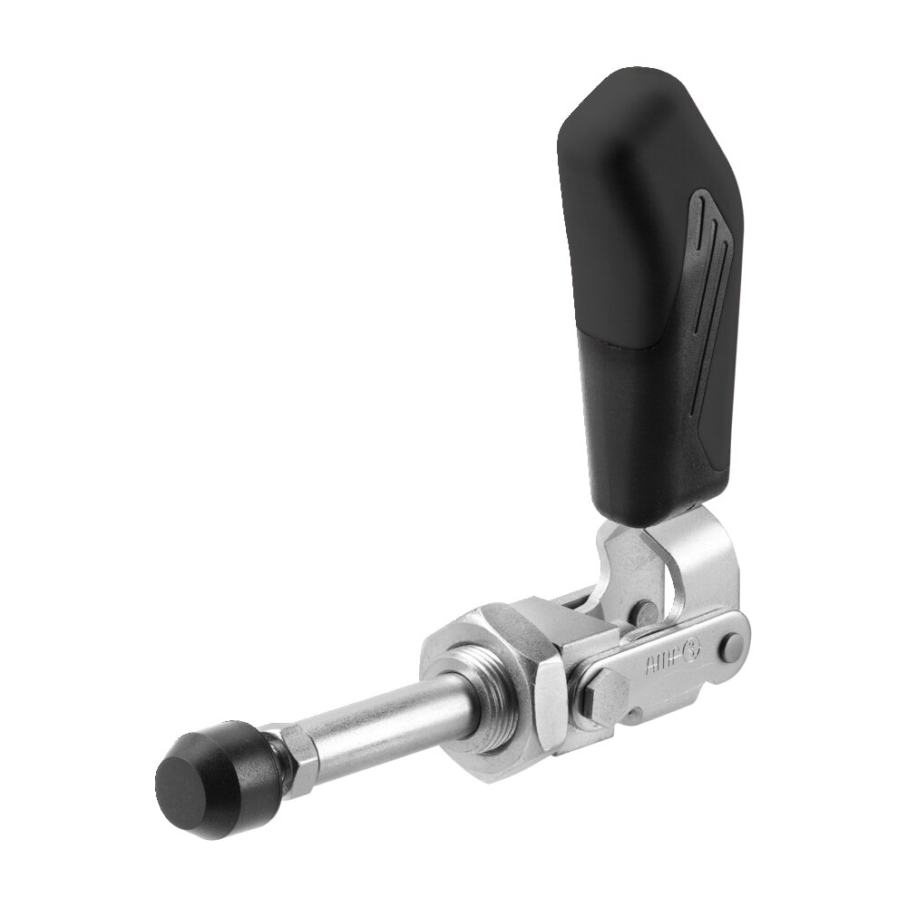 Шарнирный зажим двухтактного типа с черной ручкой АМF 558047