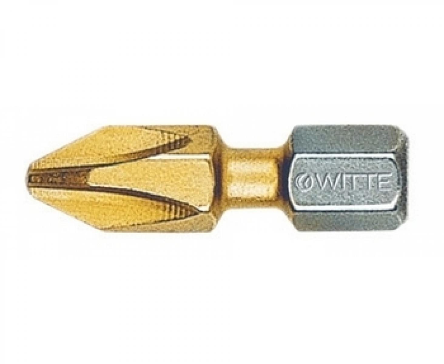 Бита Witte TIN BITFLEX 28421 крестовая PH1 х 25 мм