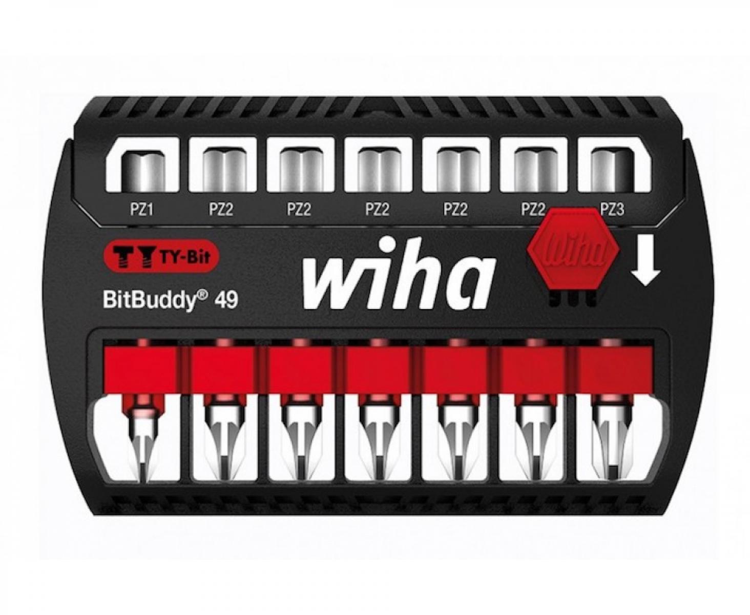 картинка Набор с битами TY-Bit PZ Wiha BitBuddy 49 SB 7946-TY202 42099, 7 предметов от магазина "Элит-инструмент"