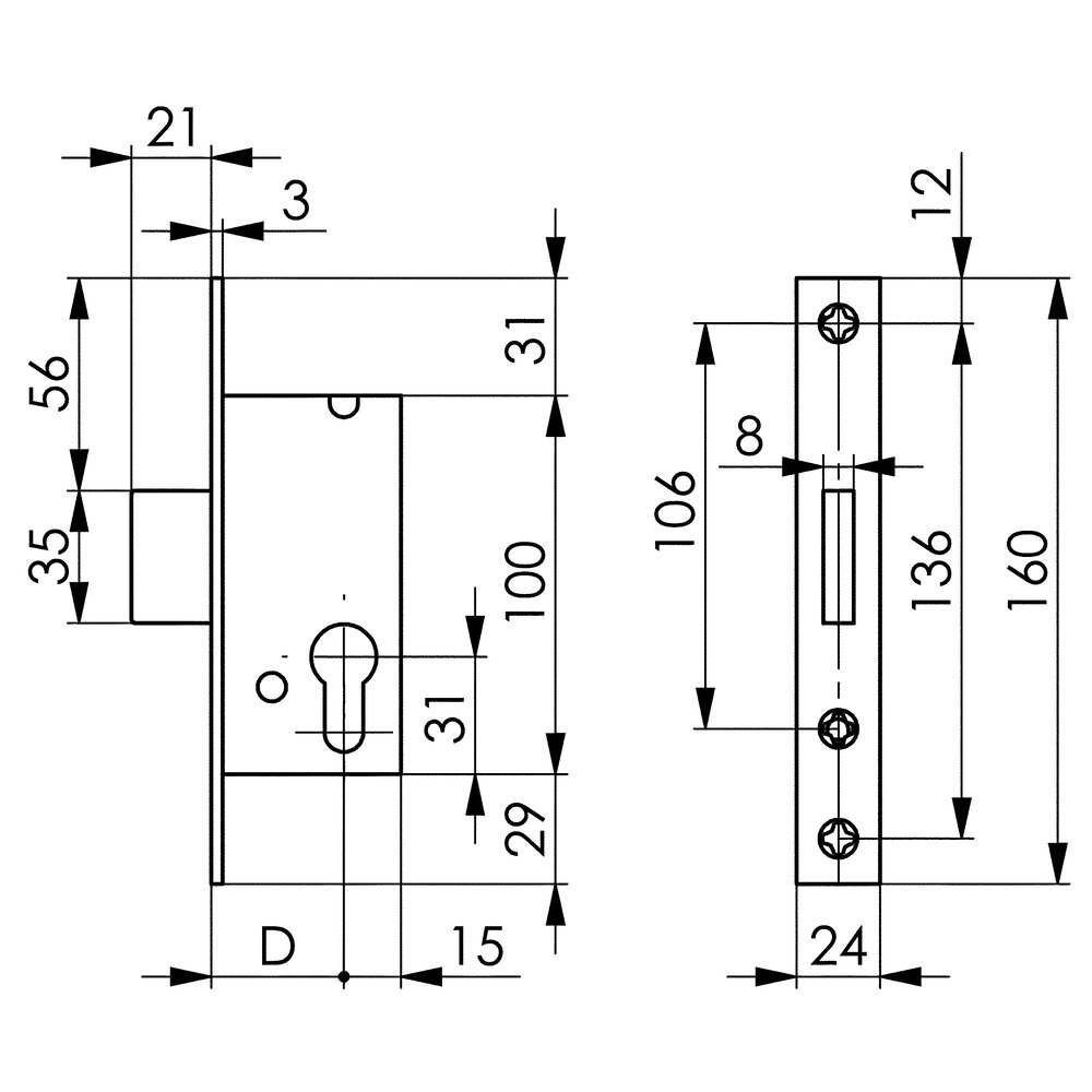 картинка Тупиковая конструкция с тяжелой трубчатой рамой АМF 564175 от магазина "Элит-инструмент"