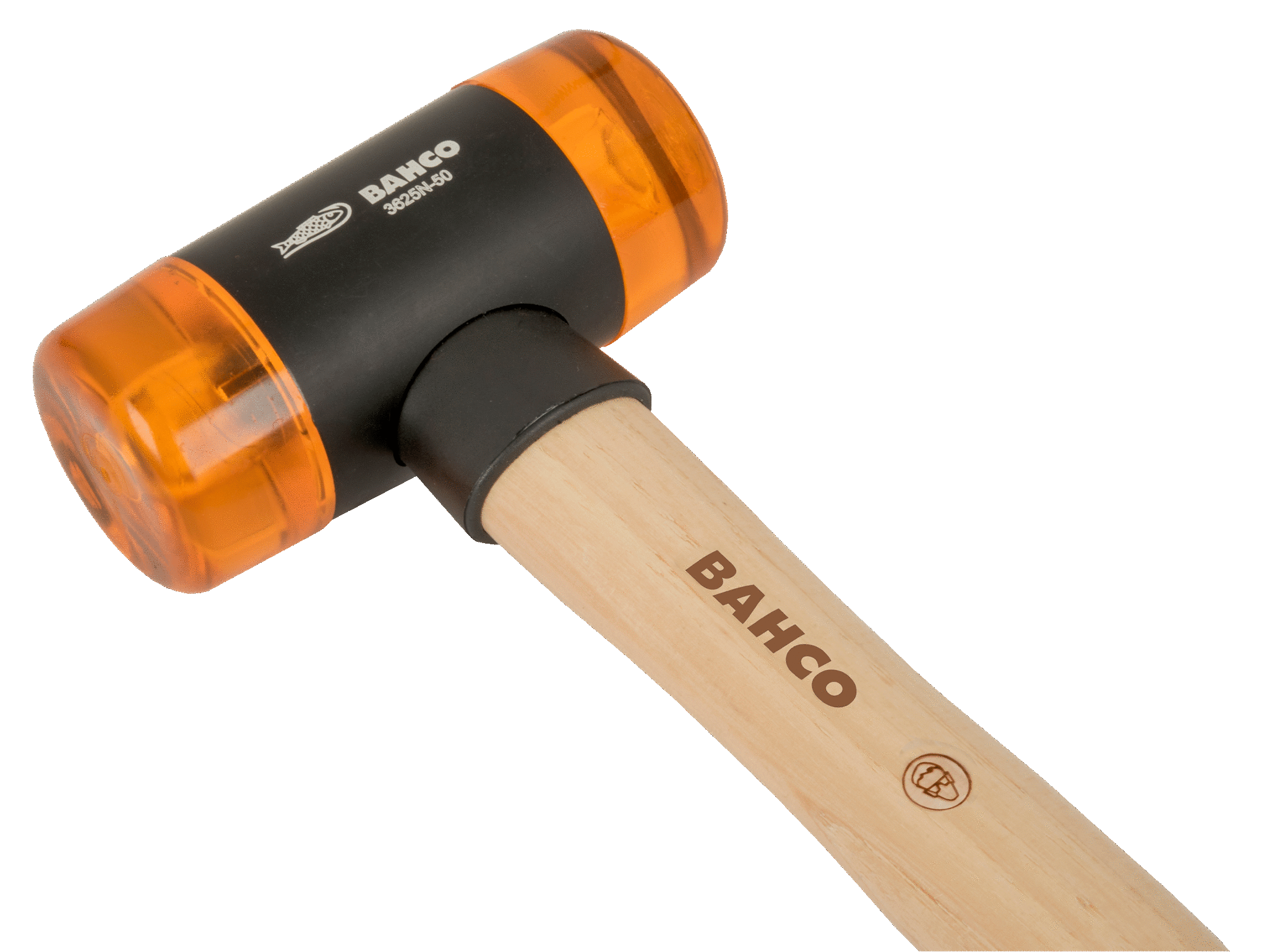 картинка Молоток с пластмассовыми бойками SUPERFLEX, деревянная рукоятка BAHCO 3625N-27 от магазина "Элит-инструмент"