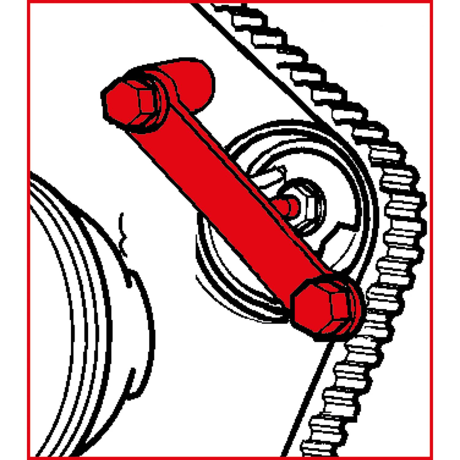 картинка Набор инструментов для монтажа двигателя Alfa Romeo / Fiat / Lancia, 36 шт от магазина "Элит-инструмент"
