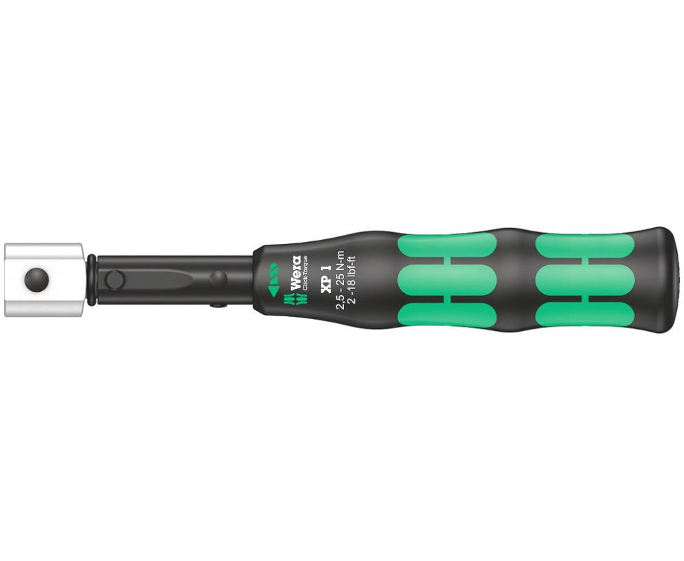 картинка Динамометрический ключ Wera Click-Torque XP 1 2,5 Nm для сменных насадок WE-075670 от магазина "Элит-инструмент"