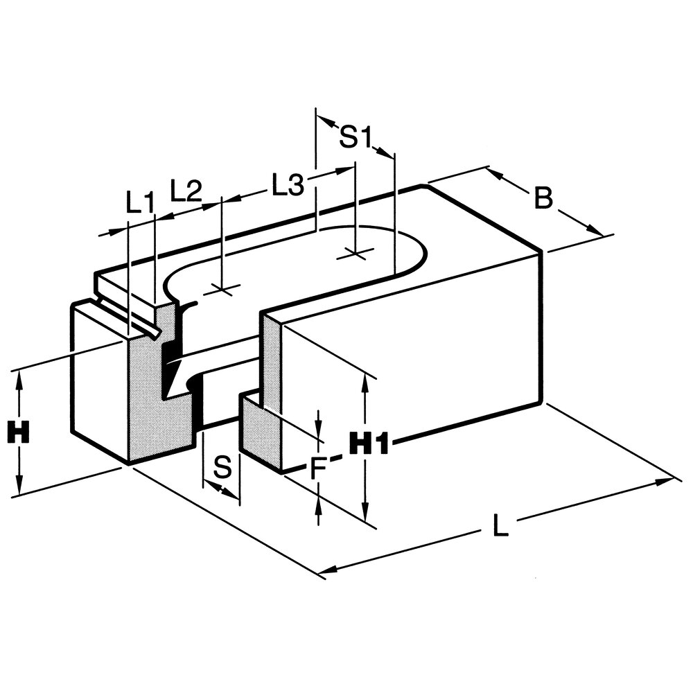 картинка Опорно-стопорный блок АМF 300301 от магазина "Элит-инструмент"