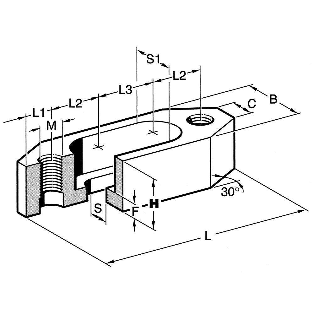 картинка Опорная планка АМF 300285 от магазина "Элит-инструмент"