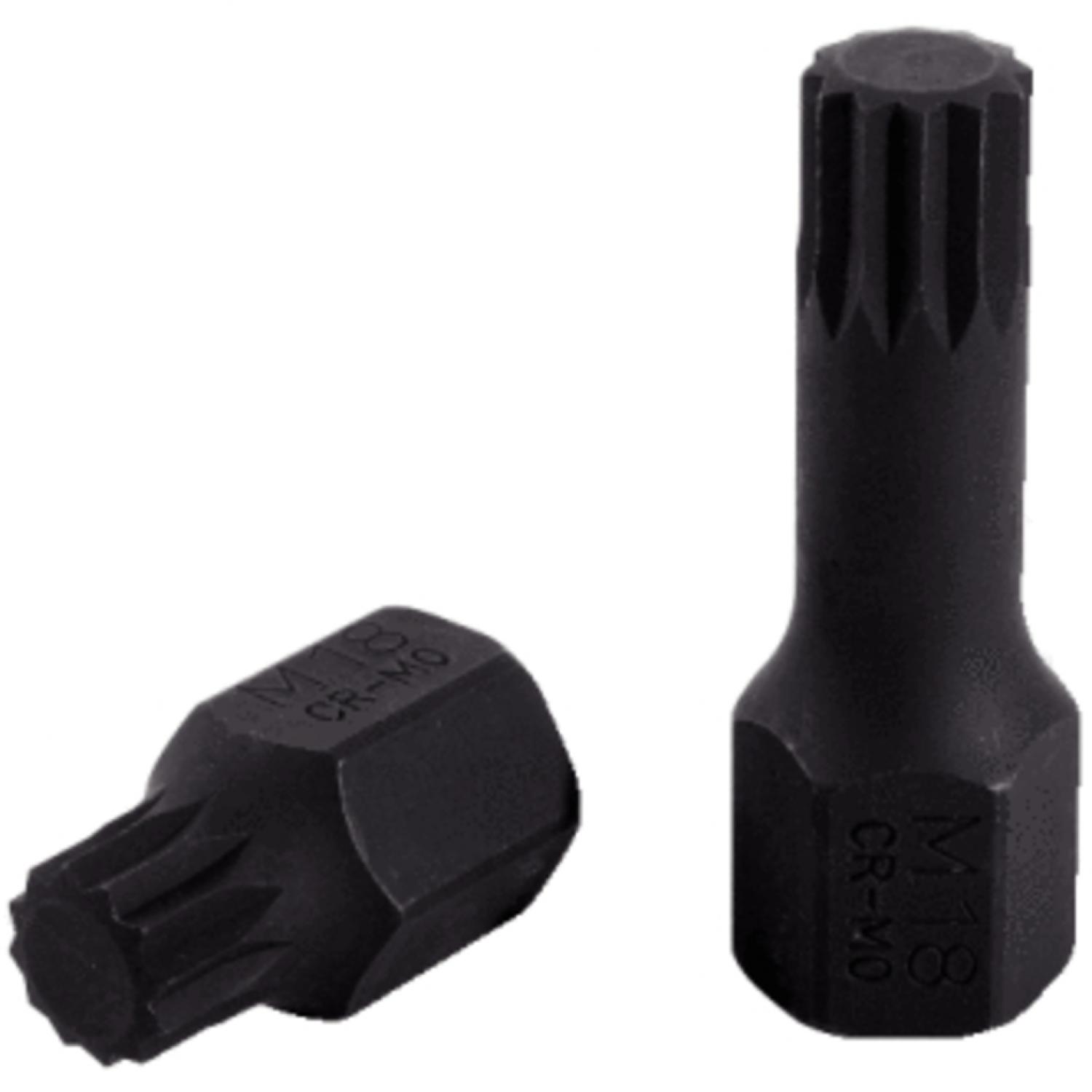 Специальная силовая торцовая головка с битом DUODRIVE 1/2" XZN, М18, 43 мм, короткая