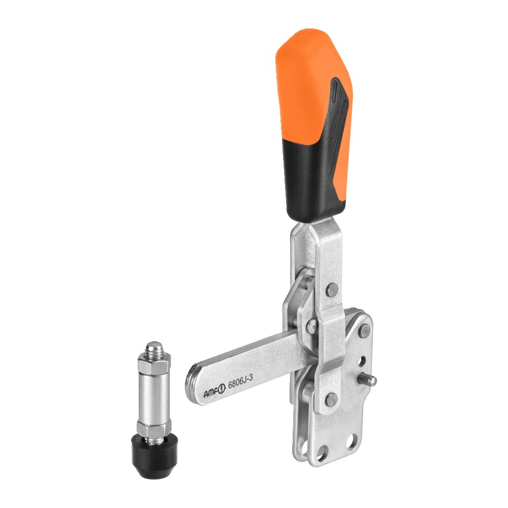 Вертикальный шарнирный зажим с оранжевой ручкой АМF 557328