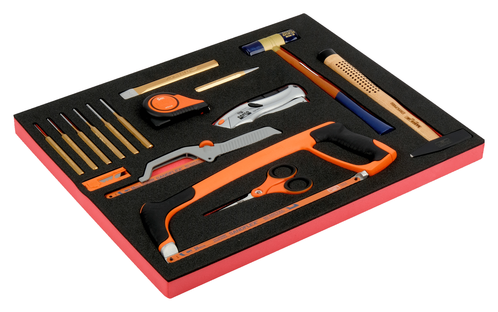 Режущий и ударный инструмент, 16 штук BAHCO FF1A143