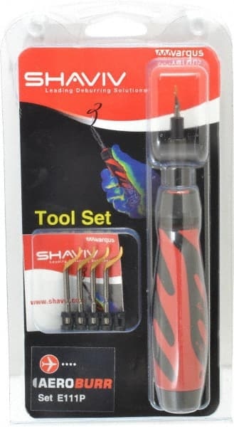 картинка SHAVIV 155-00232 E111P Тип лезвия, материал рукоятки Mango II, набор для удаления заусенцев от магазина "Элит-инструмент"
