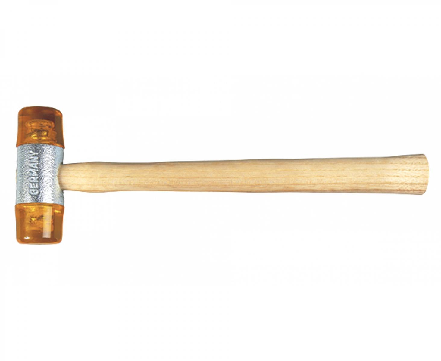 картинка Молоток пластиковый с деревянной ручкой 328 г Haupa 180334 от магазина "Элит-инструмент"