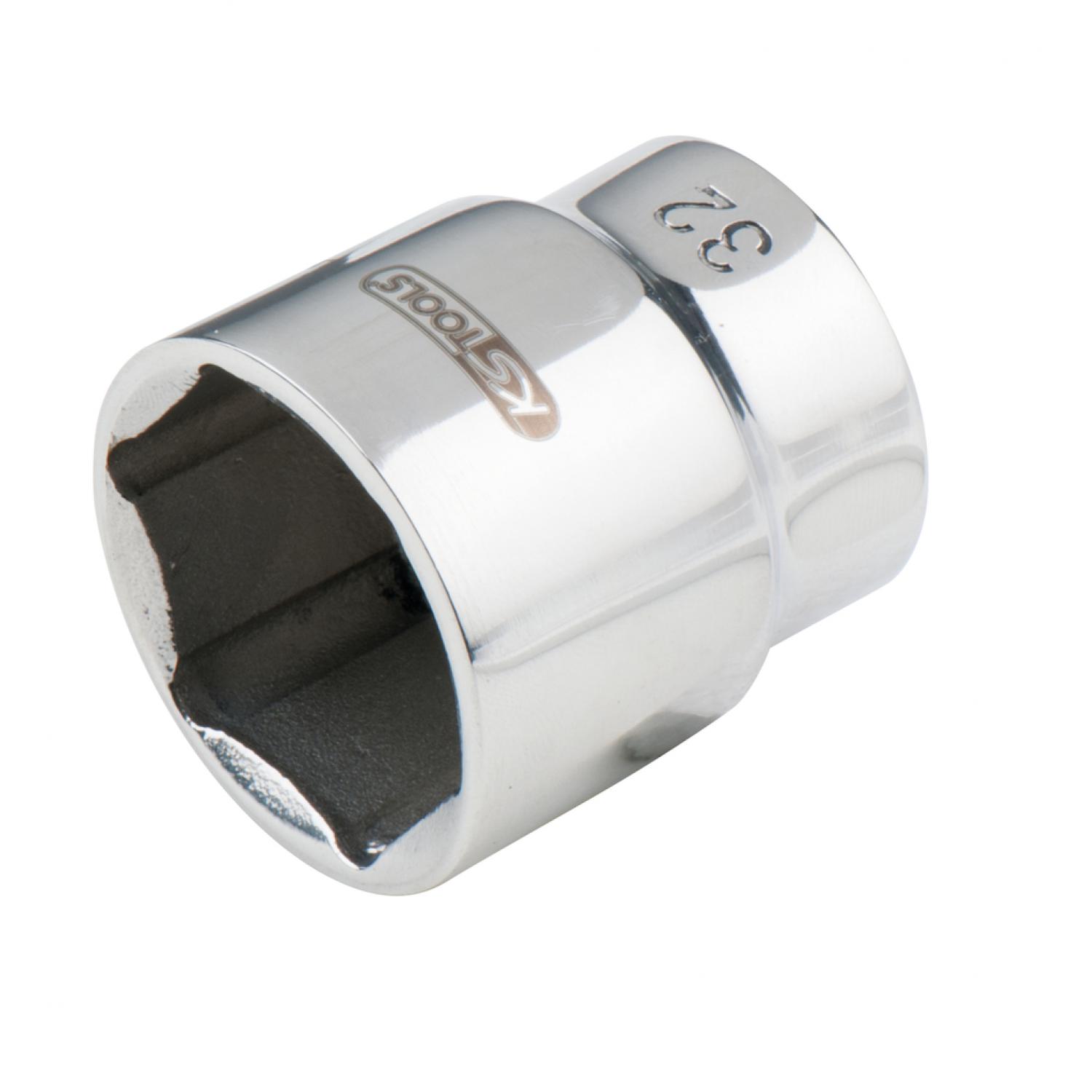 Шестигранная торцовая головка EDELSTAHL 3/4", 32 мм