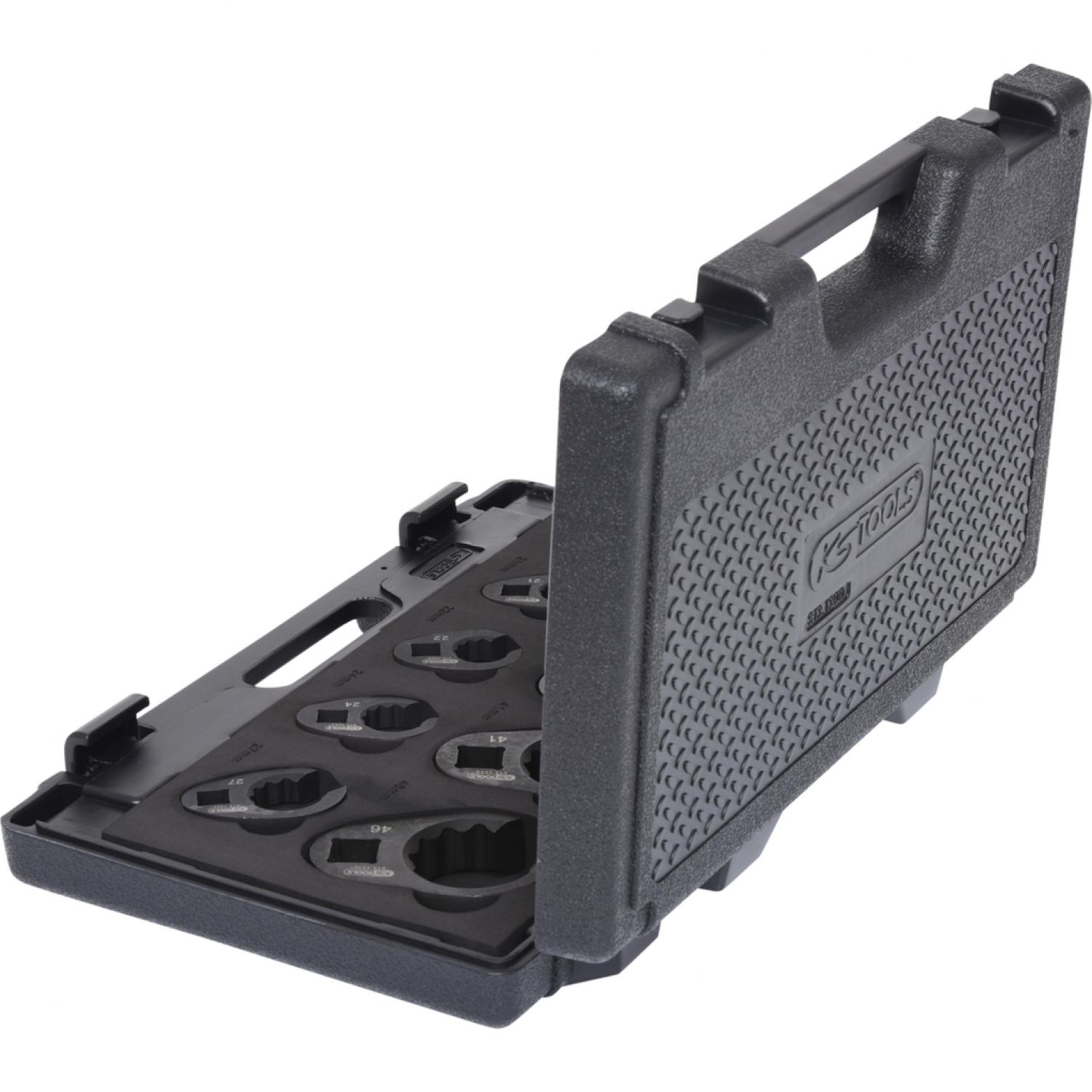 картинка Комплект ключей для трубопроводов, ширина зева 19-46 мм, 10 шт от магазина "Элит-инструмент"