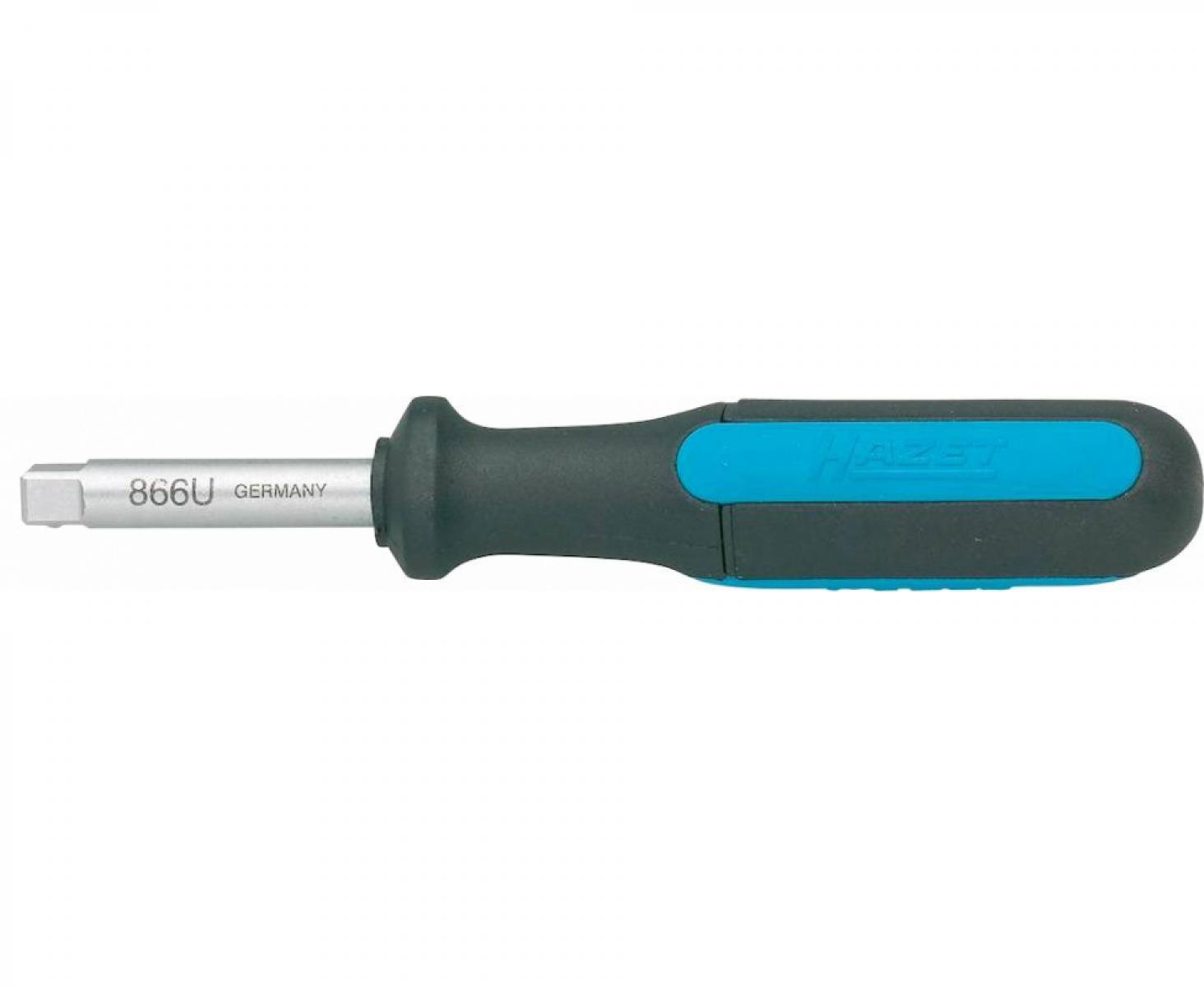 картинка Ручка-отвертка для торцовых головок 1/4" 134 мм Hazet 866U от магазина "Элит-инструмент"