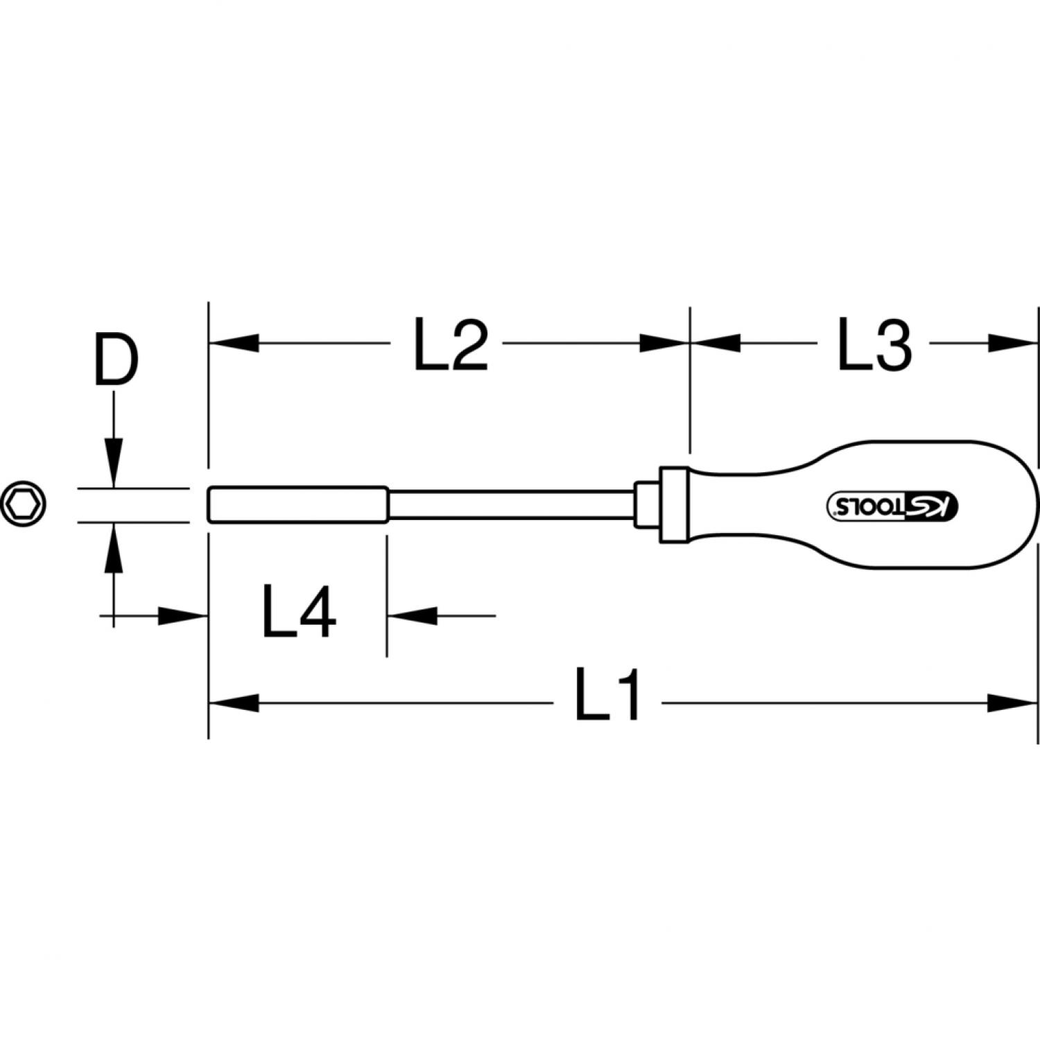 картинка Отвертка со сменными битами изолированная 1/4" с обоймой от магазина "Элит-инструмент"