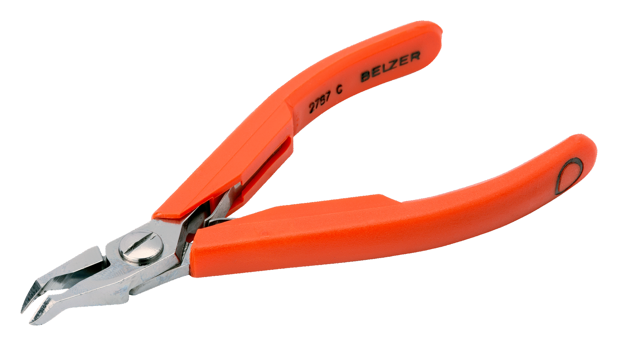 Концевые кусачки с длинной узкой головкой изогнутые, 45°. Наклон режущих кромок 45˚, удлиненныe, тонкие BAHCO 2787 G