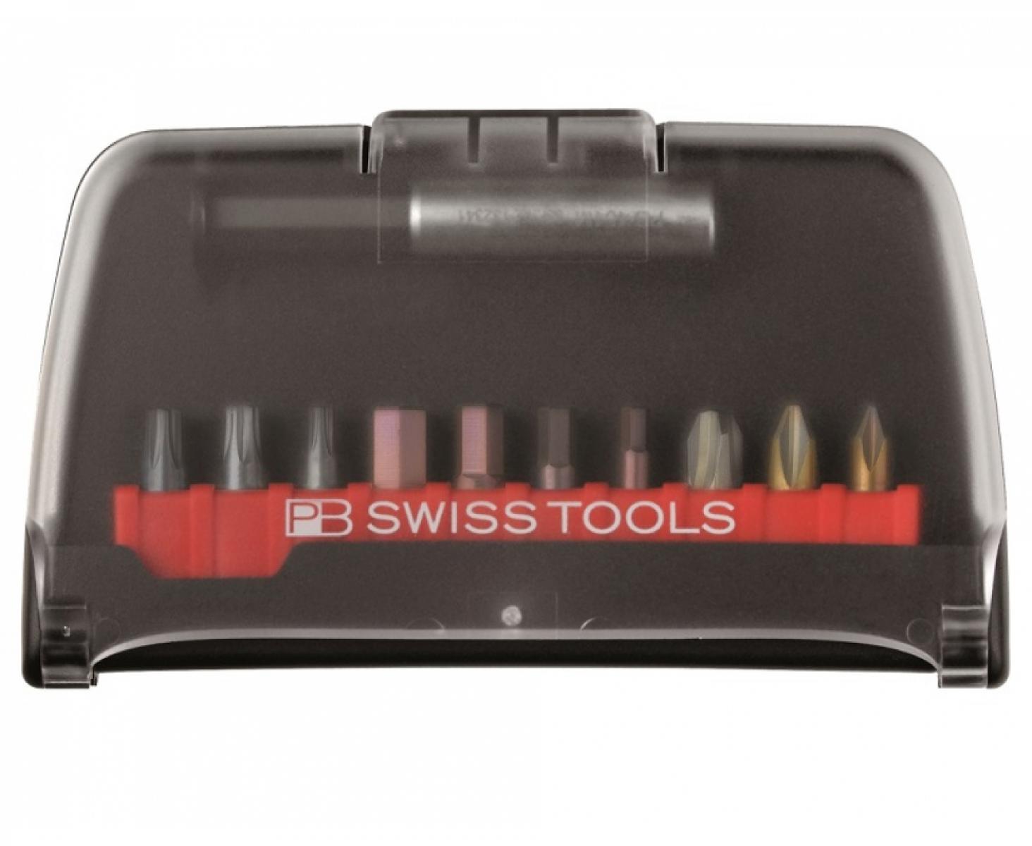 картинка Набор сменных бит PH TX HEX формы C6,3 PB Swiss Tools PB C6.985 10 шт. от магазина "Элит-инструмент"
