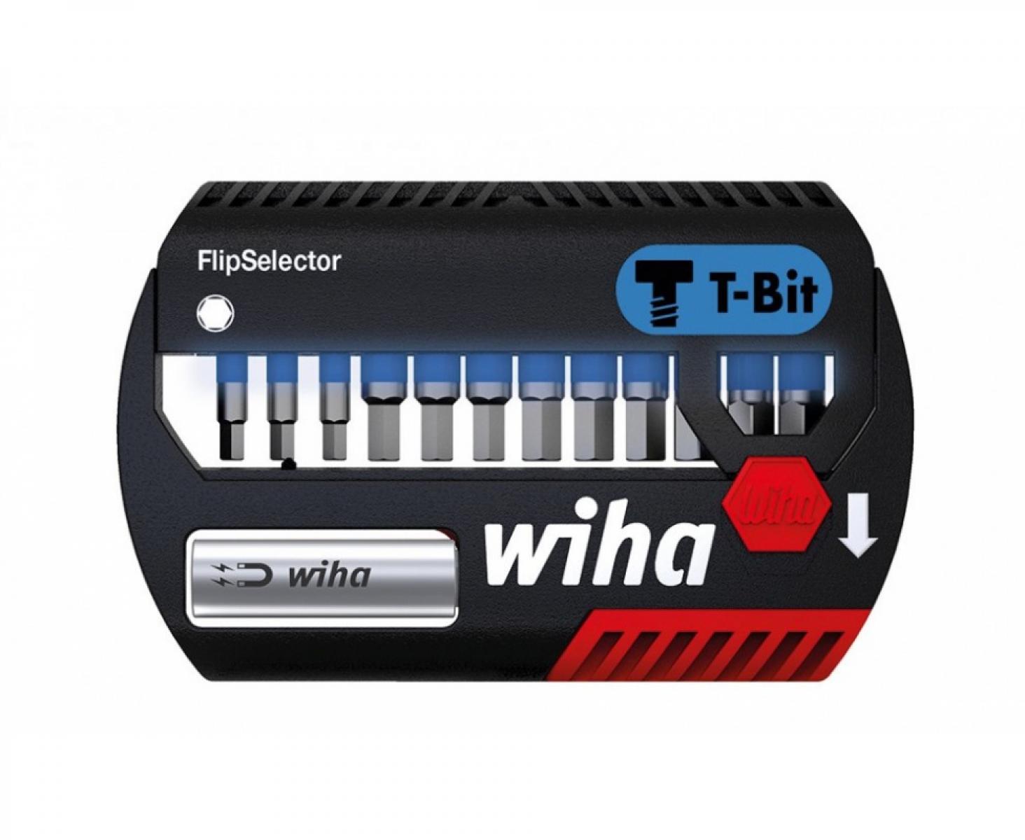 Набор с битами T-Bit HEX Wiha FlipSelector SB 7947-T303 41825, 13 предметов