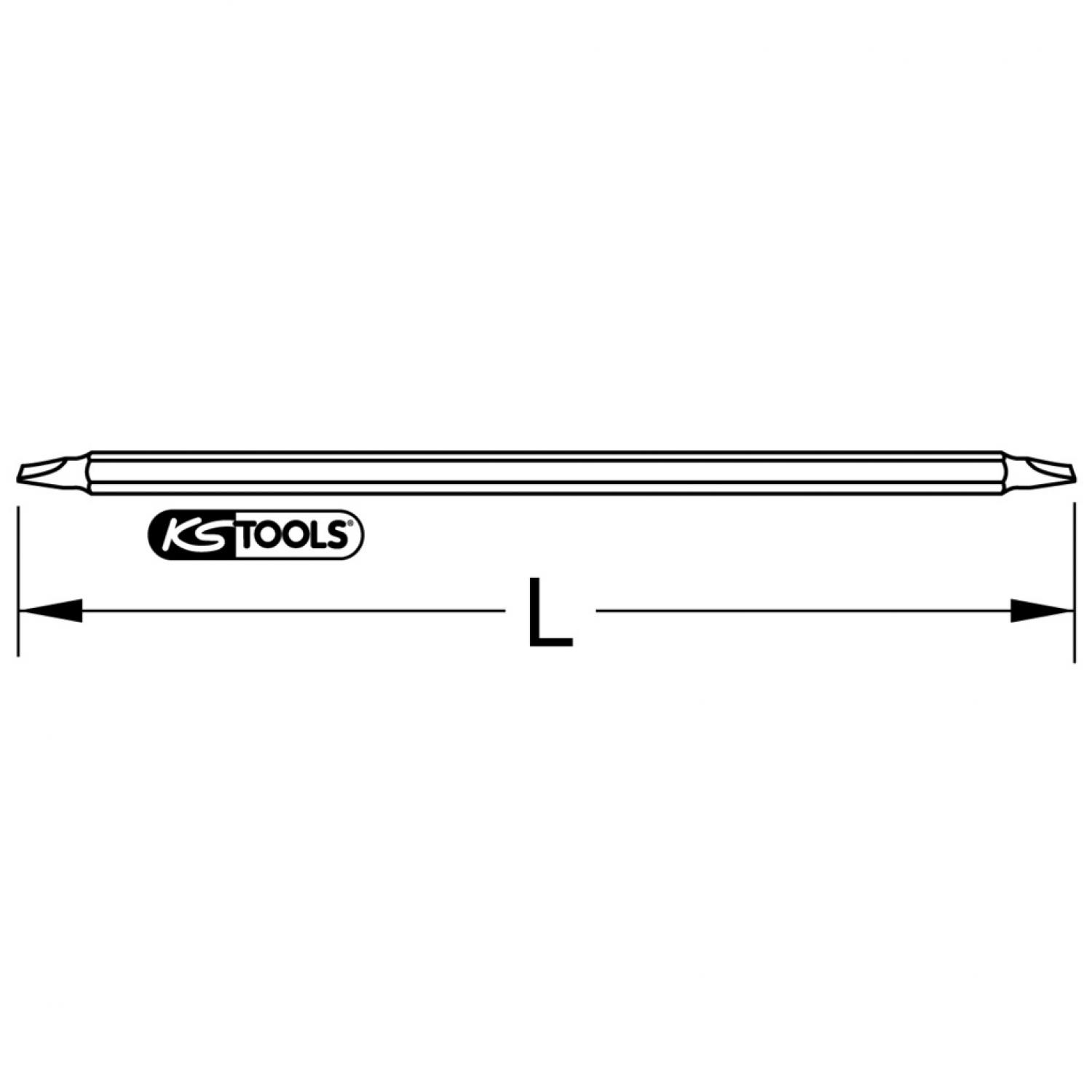 картинка Double ended blades PH0+PH1,175mmL от магазина "Элит-инструмент"