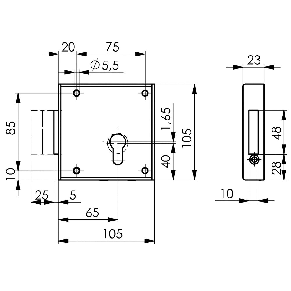 картинка Тупик для кованых ворот АМF 12005 от магазина "Элит-инструмент"