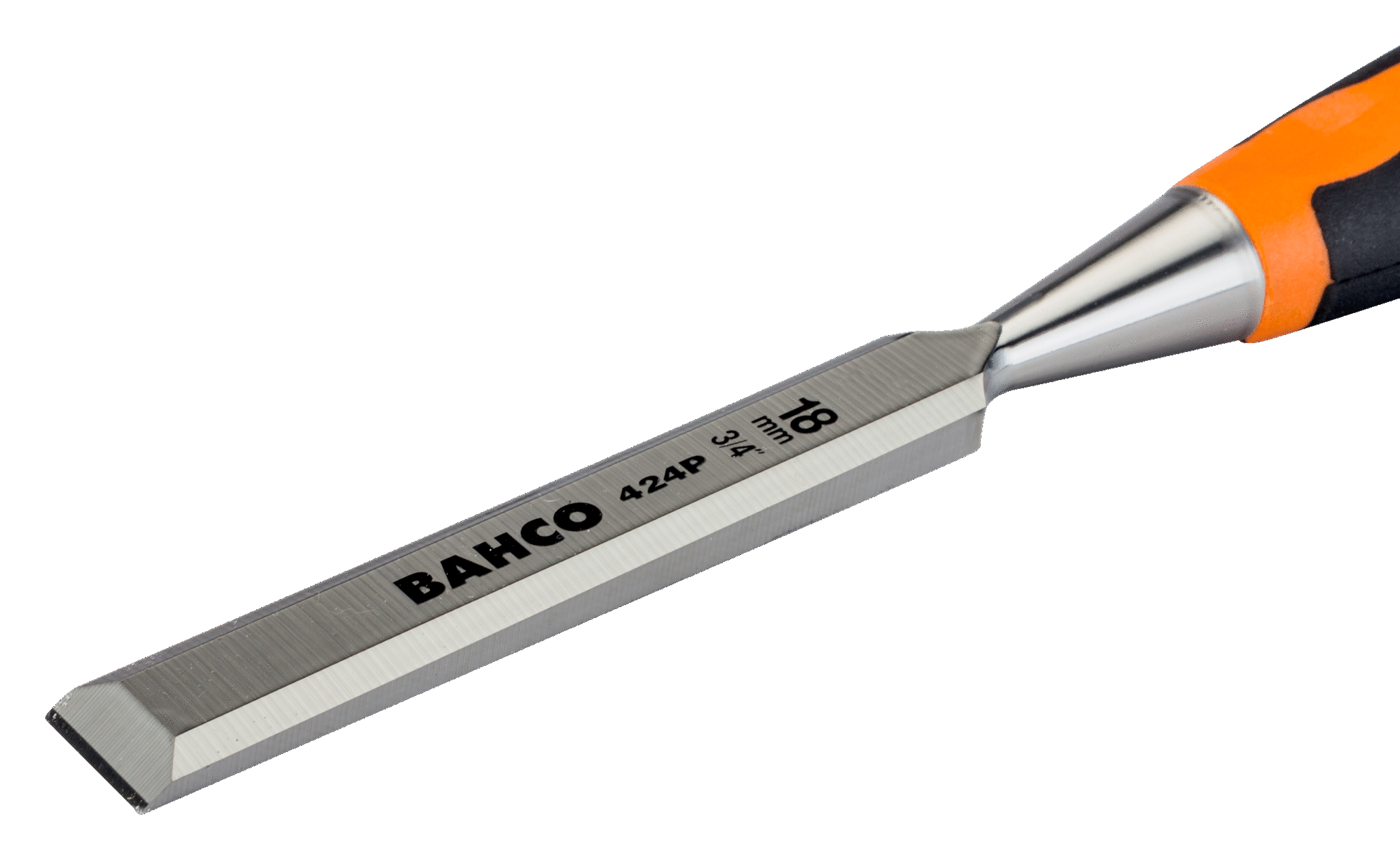 картинка Профессиональная стамеска с двухкомпонентной рукояткой BAHCO 424P-18 от магазина "Элит-инструмент"