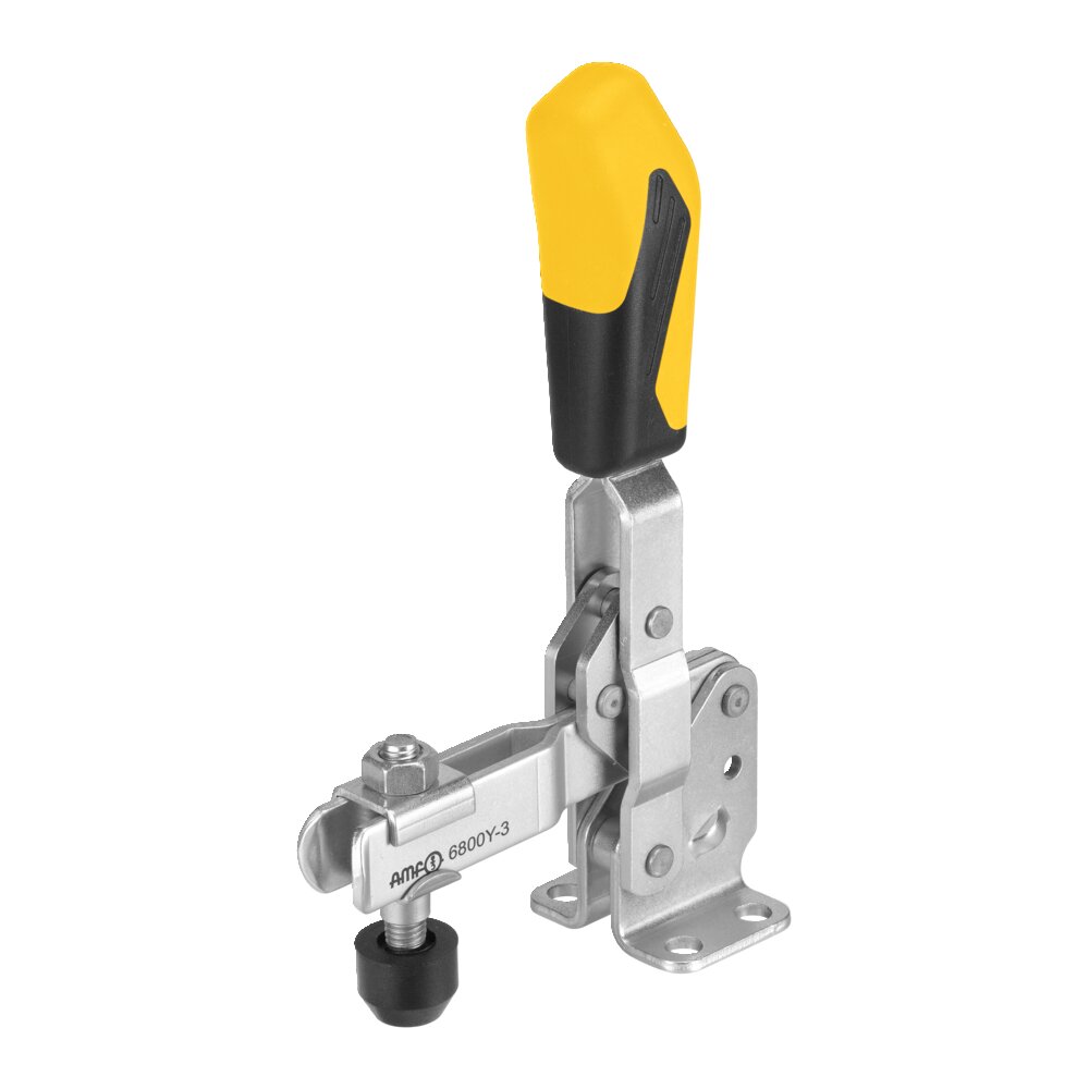 Вертикальный шарнирный зажим с желтой ручкой АМF 557014