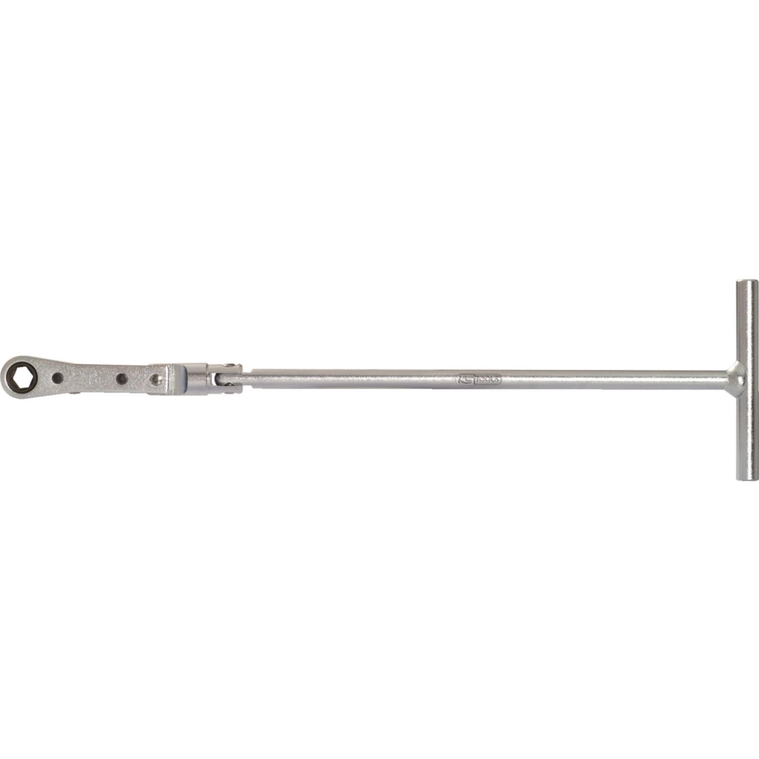 Ключ с трещоткой и Т-образной рукояткой для извлечения свечей накала, 8 мм