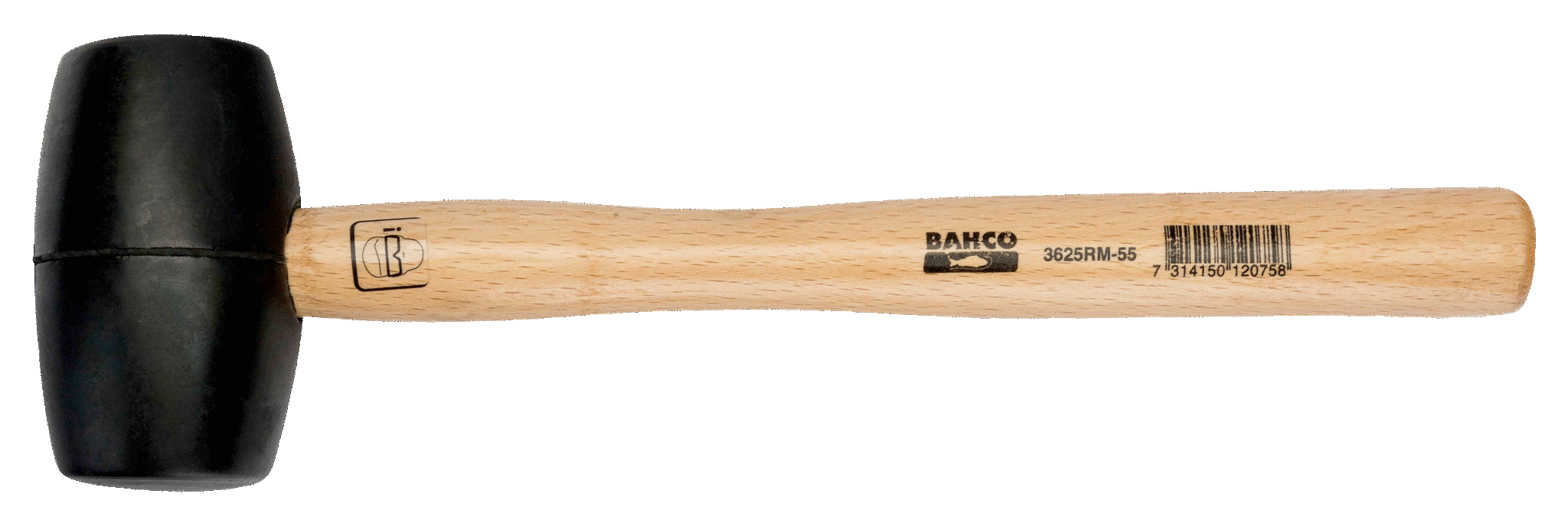 картинка Резиновая киянка, деревянная рукоятка BAHCO 3625RM-90 от магазина "Элит-инструмент"