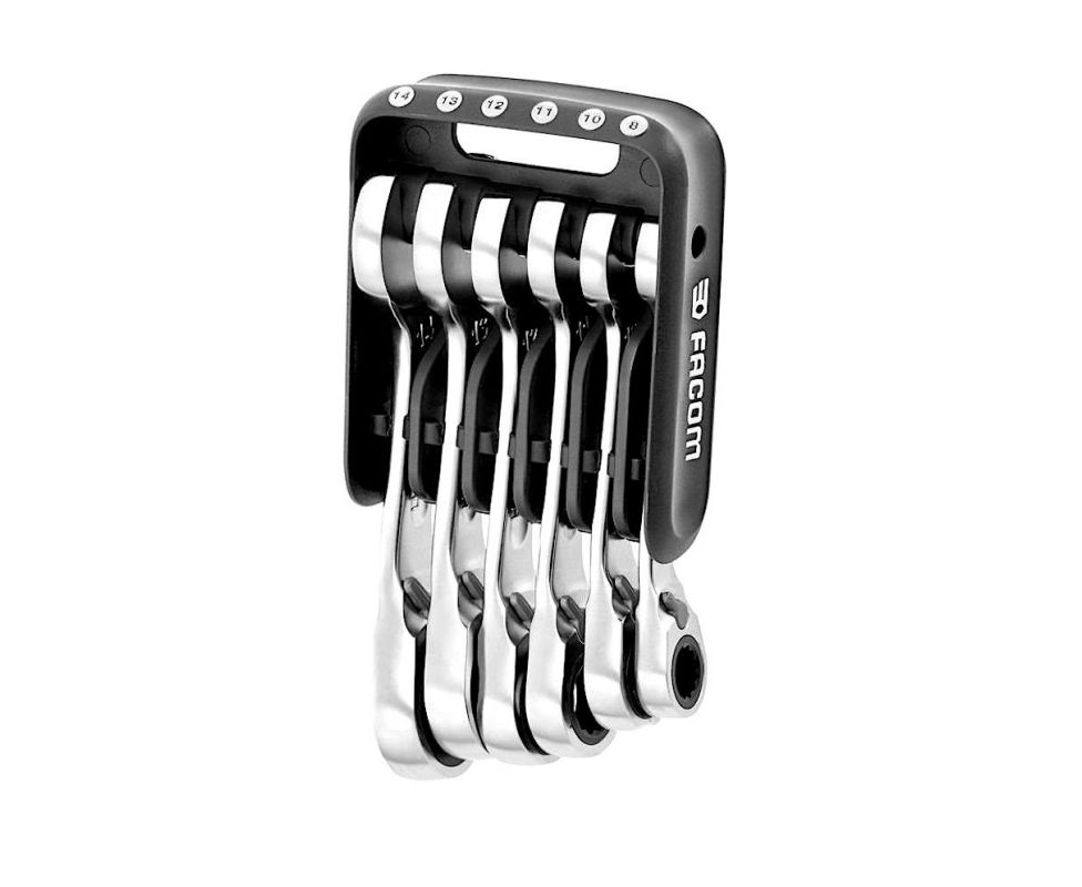 картинка Набор комбинированных гаечных ключей Facom 467BS.JP6 6 предметов от магазина "Элит-инструмент"