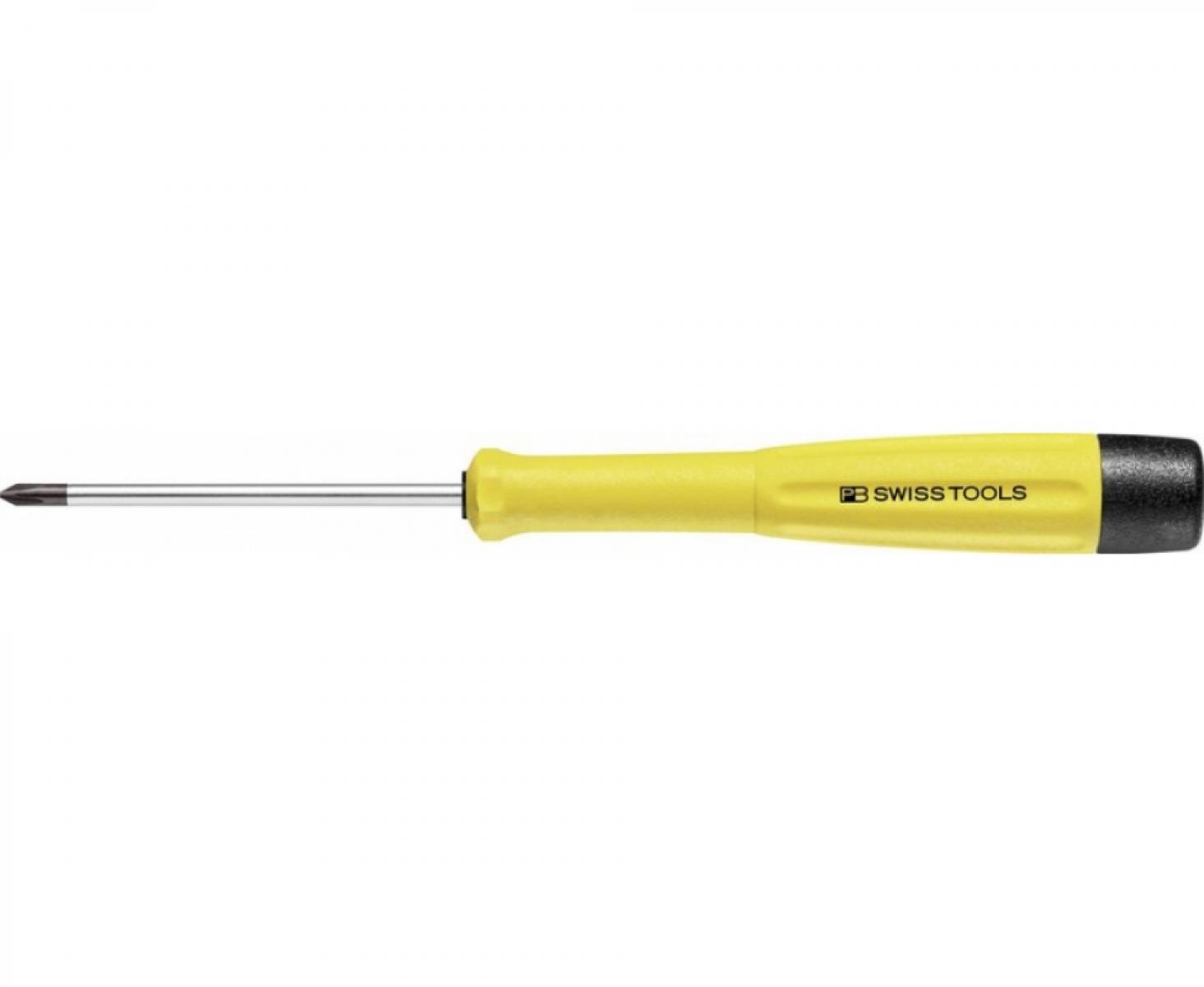 картинка Отвертка крестовая прецизионная антистатическая Phillips ESD PB Swiss Tools PB 8121.00-60 ESD PH00 от магазина "Элит-инструмент"
