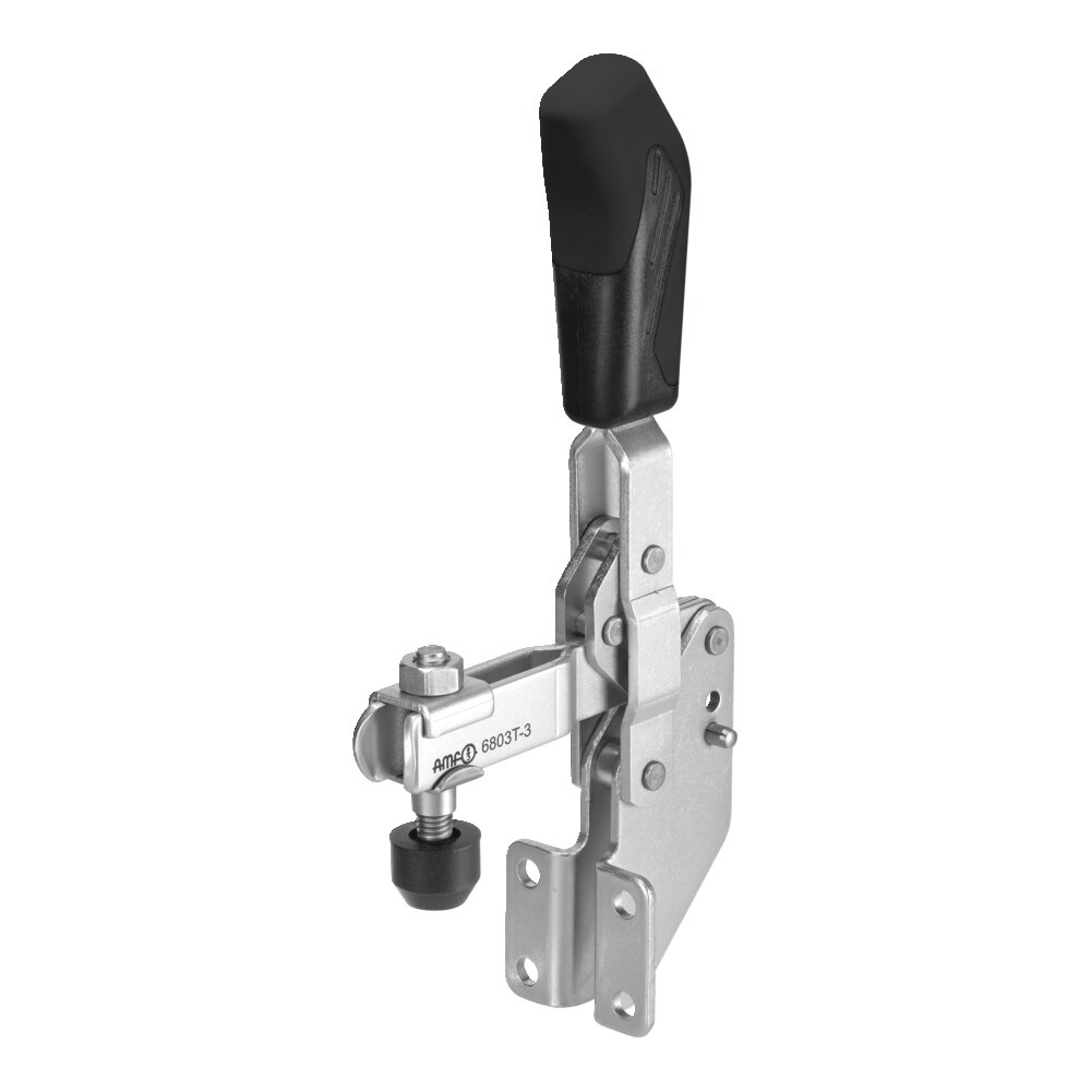 Вертикальный шарнирный зажим с черной ручкой АМF 557977