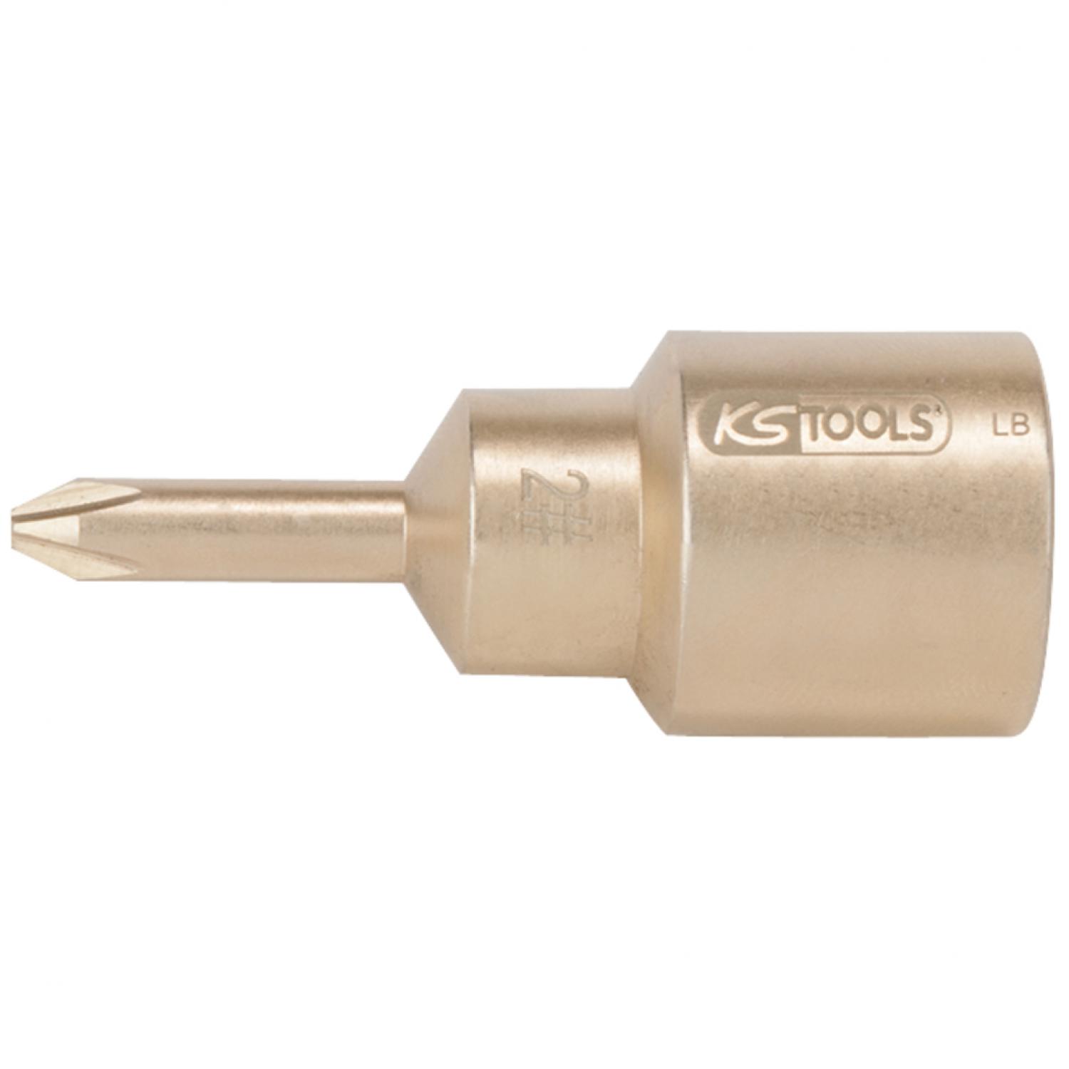 Торцовая головка с битом BRONZEplus 1/2", PH3