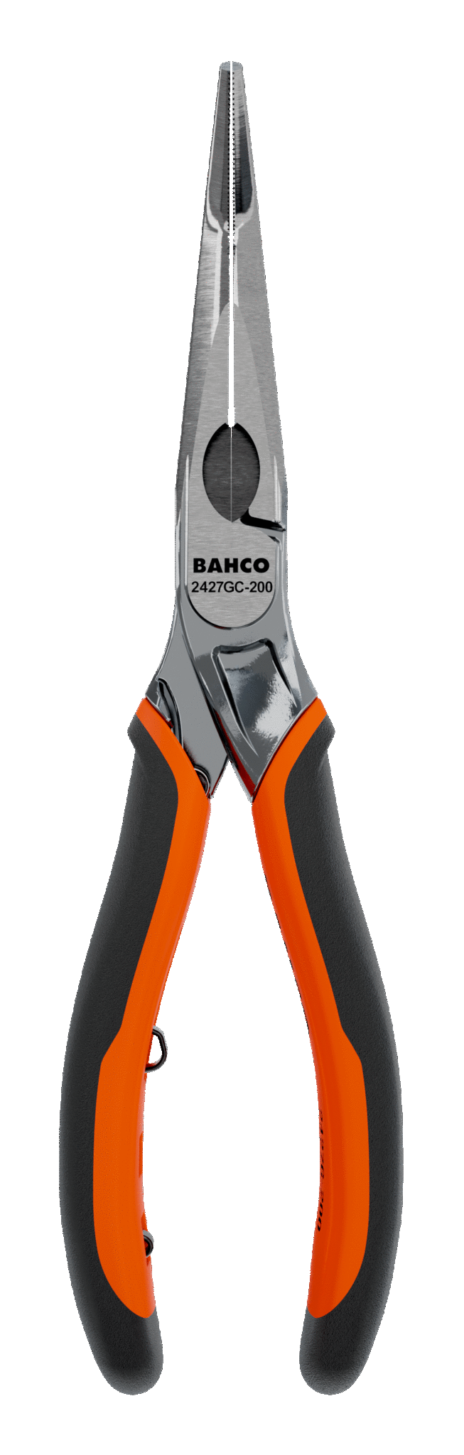 картинка Плоскогубцы ERGO™ с удлиненными изогнутыми губками c двухкомпанентными рукоятками и хромированным покрытием,45° (160 mm) Промышленная упаковка BAHCO 2427 GC-160IP от магазина "Элит-инструмент"