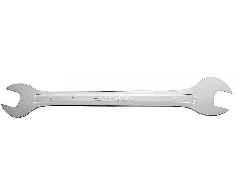 картинка Ключ гаечный рожковый двусторонний сверхтонкий 16х17 мм Facom 31.16X17 от магазина "Элит-инструмент"