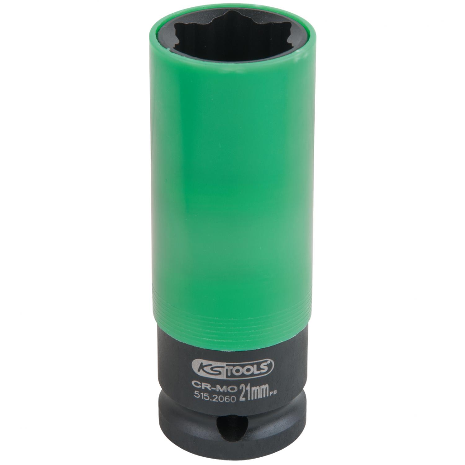 Специальная торцевая головка со специальным профилем 1/2" для алюминиевых дисков Hyundai / Kia, длинная, MS21