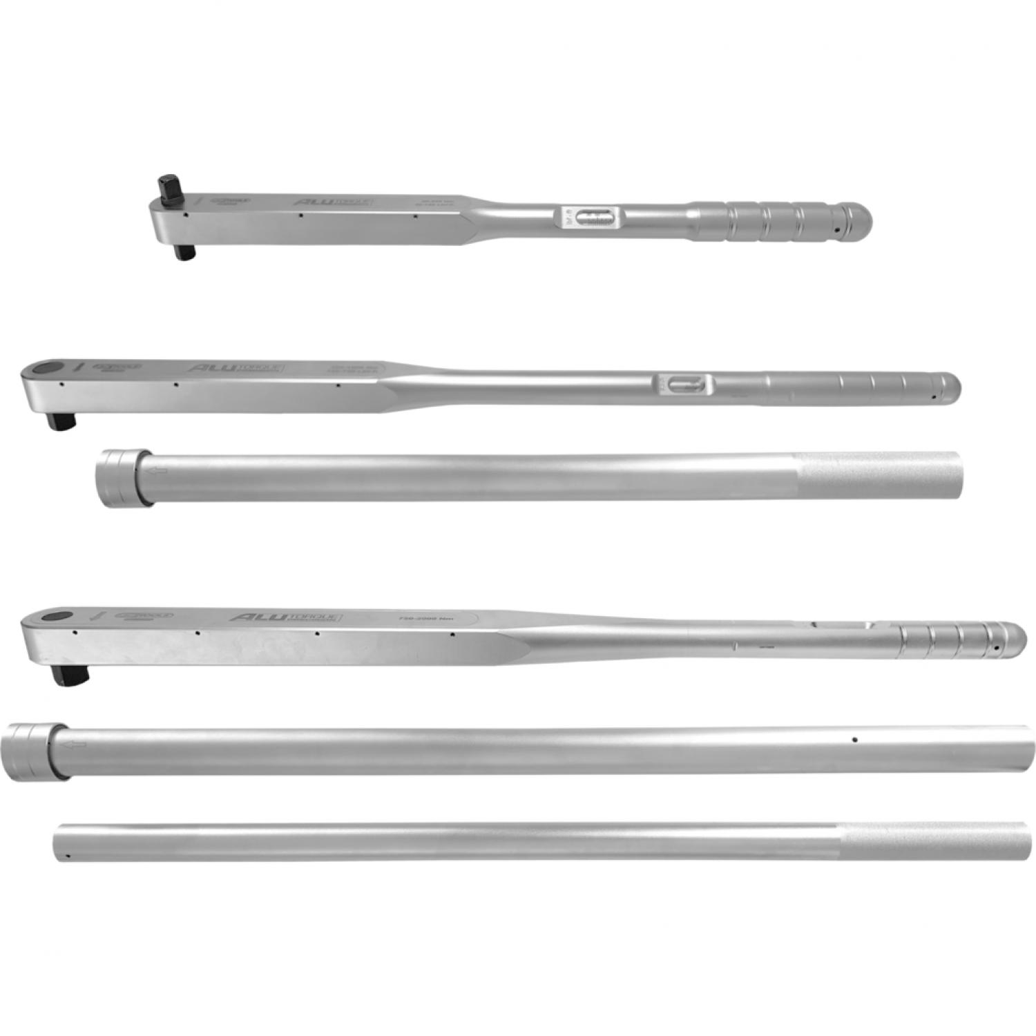 картинка ALUTORQUEprecision динамометрический ключ 3/1", 20-120 Нм, для правой резьбы с одним квадратным гнездом, без удлинителя от магазина "Элит-инструмент"