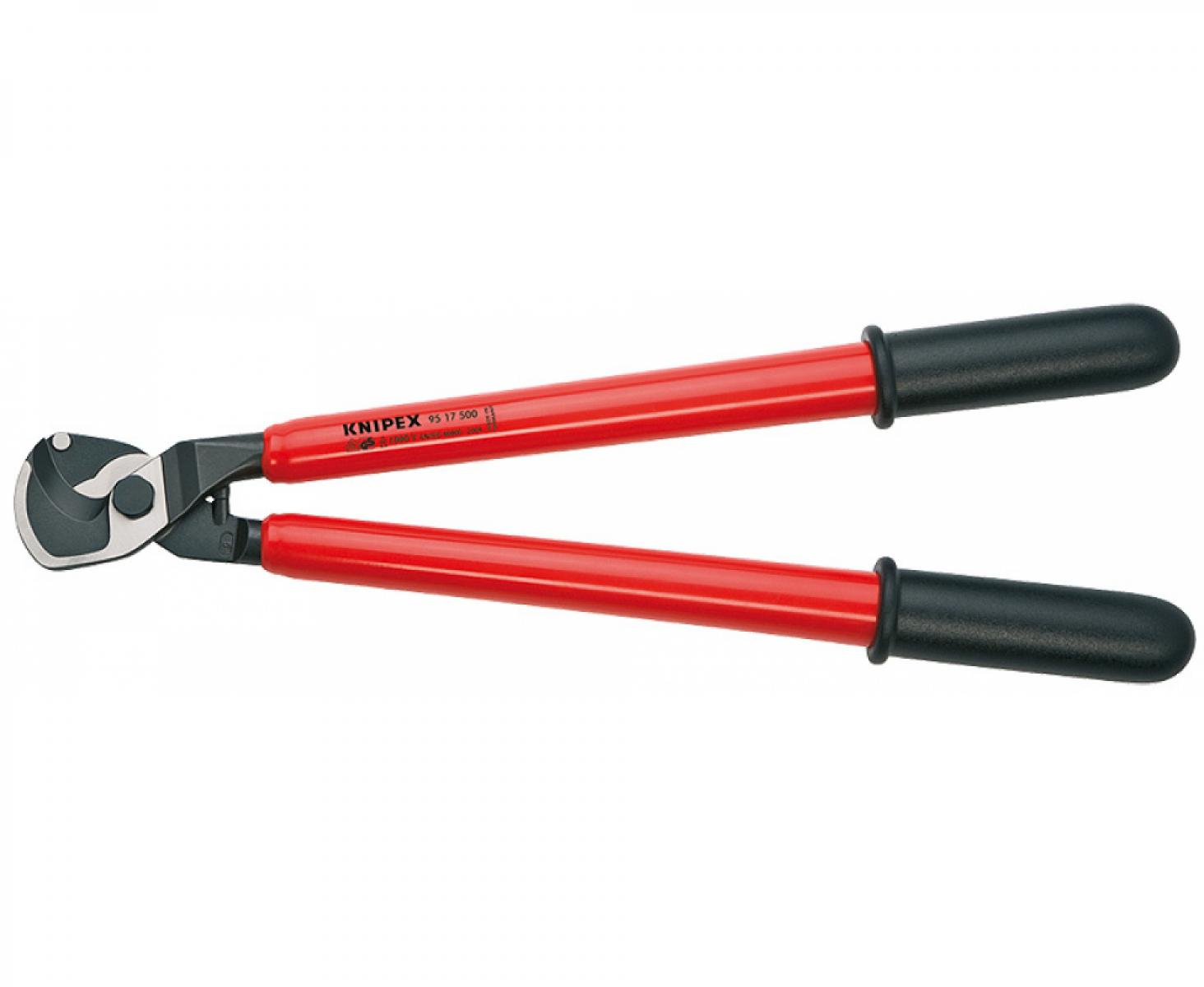 картинка Изолированные ножницы для резки кабелей VDE Knipex KN-9517500 от магазина "Элит-инструмент"
