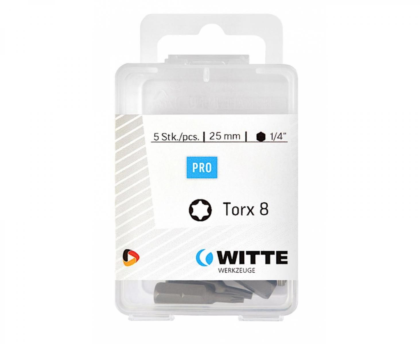 Набор бит TORX T10х25 мм Witte 429503200 5 шт.