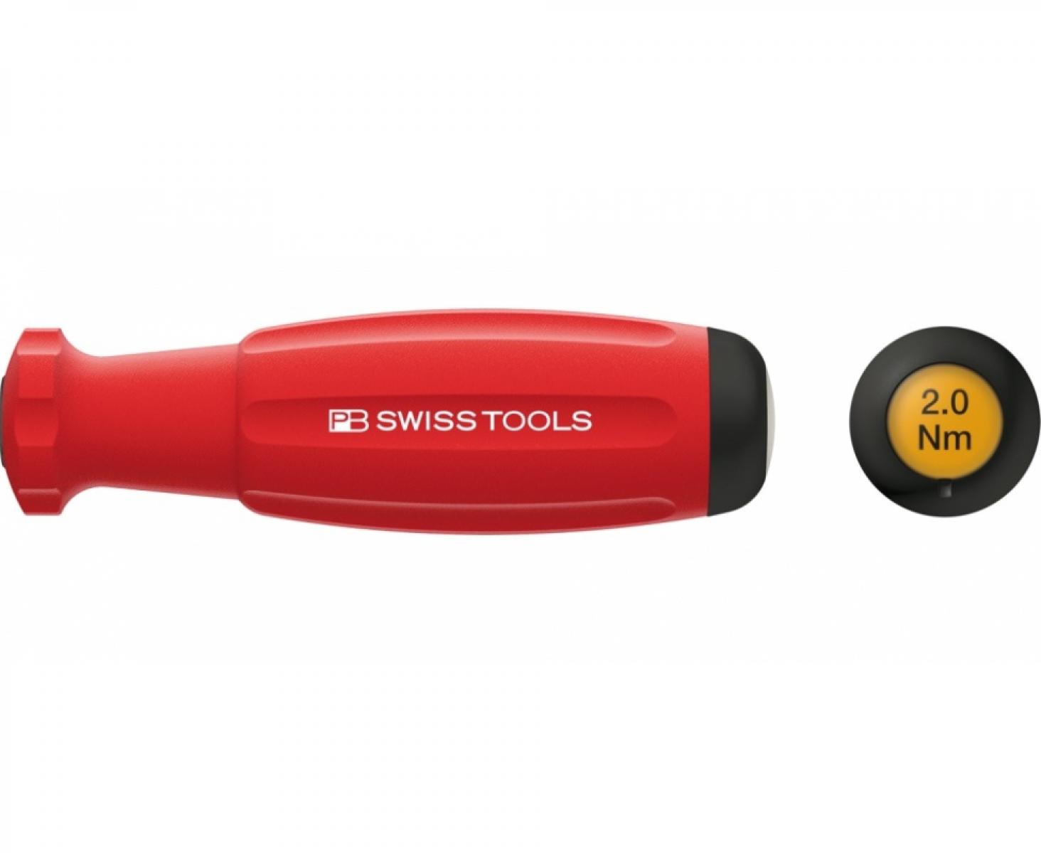 картинка Динамометрическая рукоятка MecaTorque PB Swiss Tools PB 8314.A 2.0 Nm для сменных лезвий от магазина "Элит-инструмент"