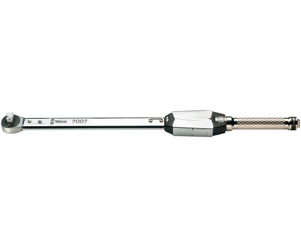 картинка Динамометрический ключ Wera 7008 E 300-1000 Nm со сквозной трещоткой серия 7000 WE-075425 от магазина "Элит-инструмент"