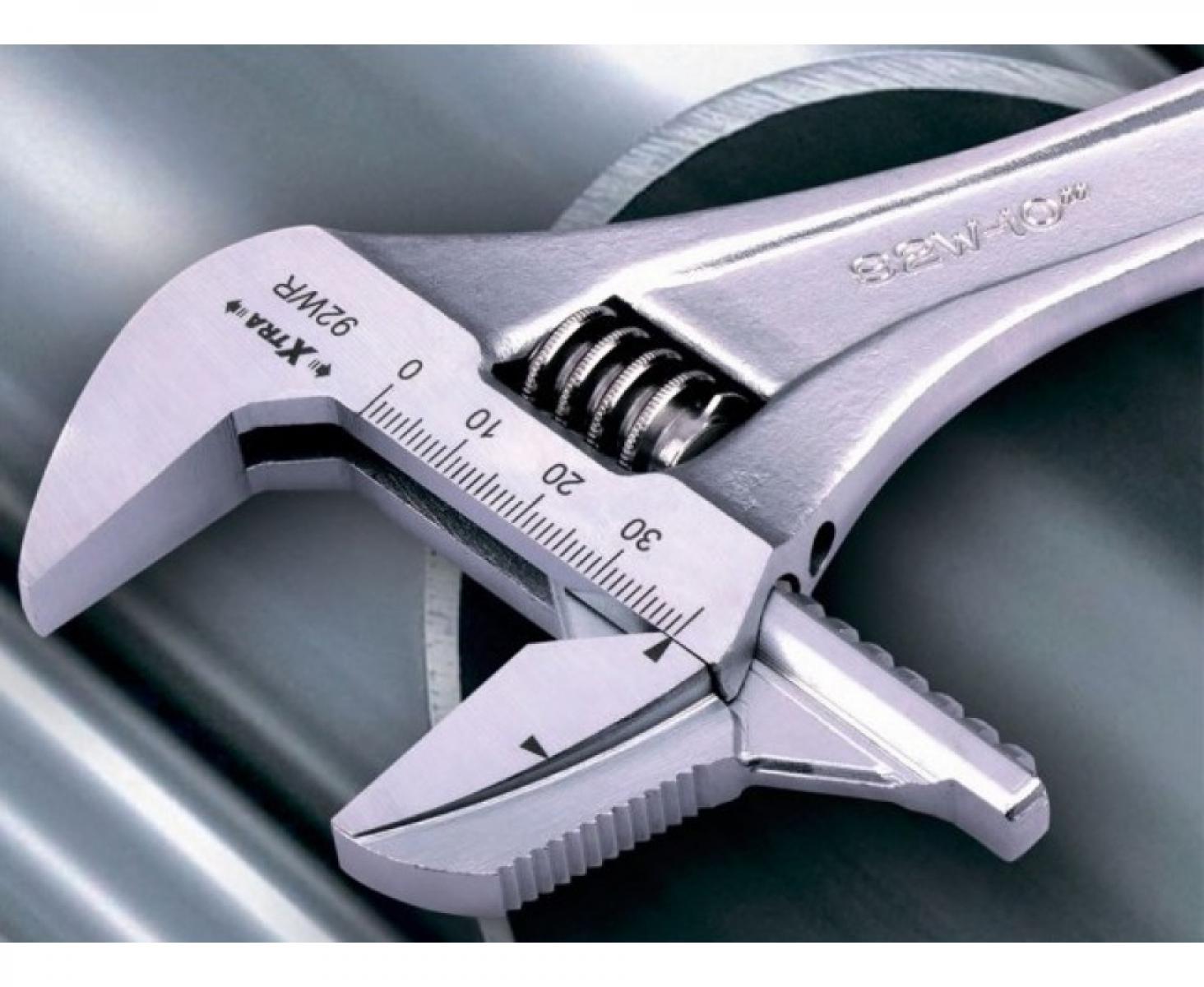 картинка Ключ гаечный разводной со съемными губками хромированный 27 мм Irega 92WR(CN-MM-P)/CE-6 от магазина "Элит-инструмент"