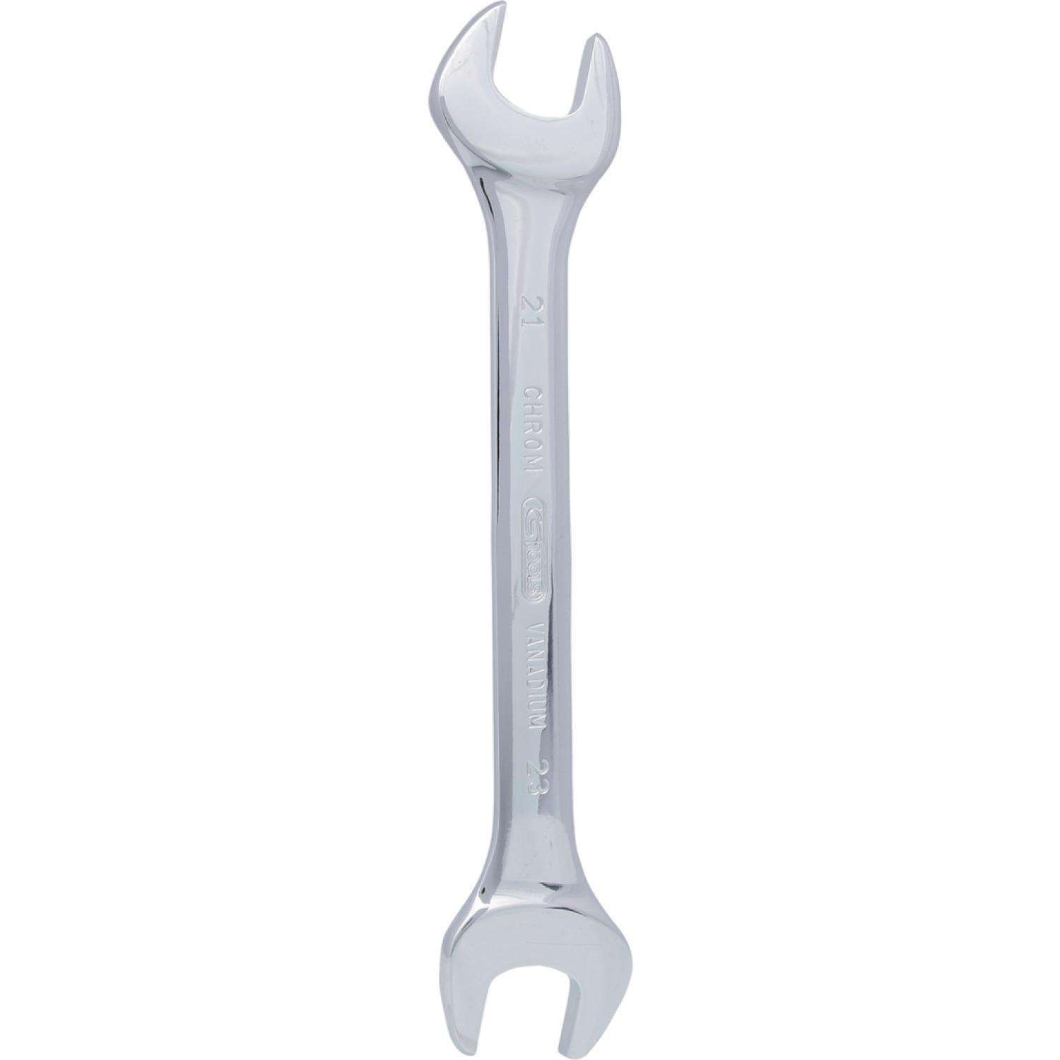 картинка Двусторонний рожковый ключ CHROMEplus, 21х23 мм от магазина "Элит-инструмент"