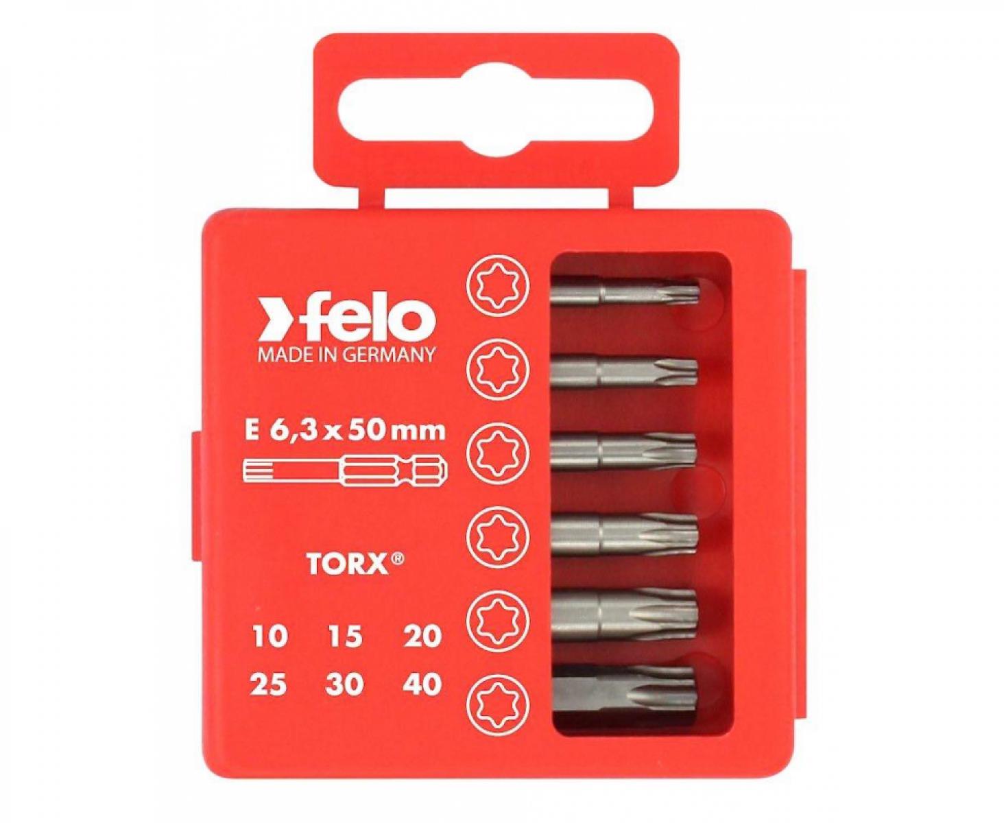картинка Набор Felo с битами TORX 6 предметов 03691516 от магазина "Элит-инструмент"
