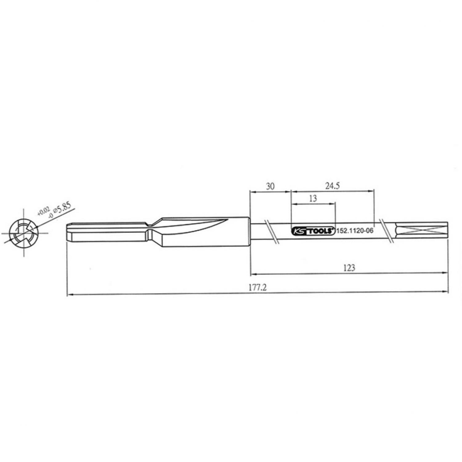картинка Комплект разверток для свечей накала 3 в 1 MASTER, 9 шт от магазина "Элит-инструмент"