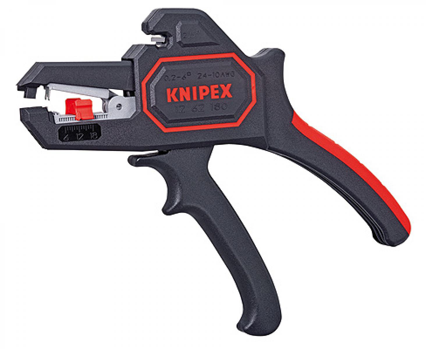 картинка Автоматический инструмент для удаления изоляции Knipex KN-1262180 от магазина "Элит-инструмент"