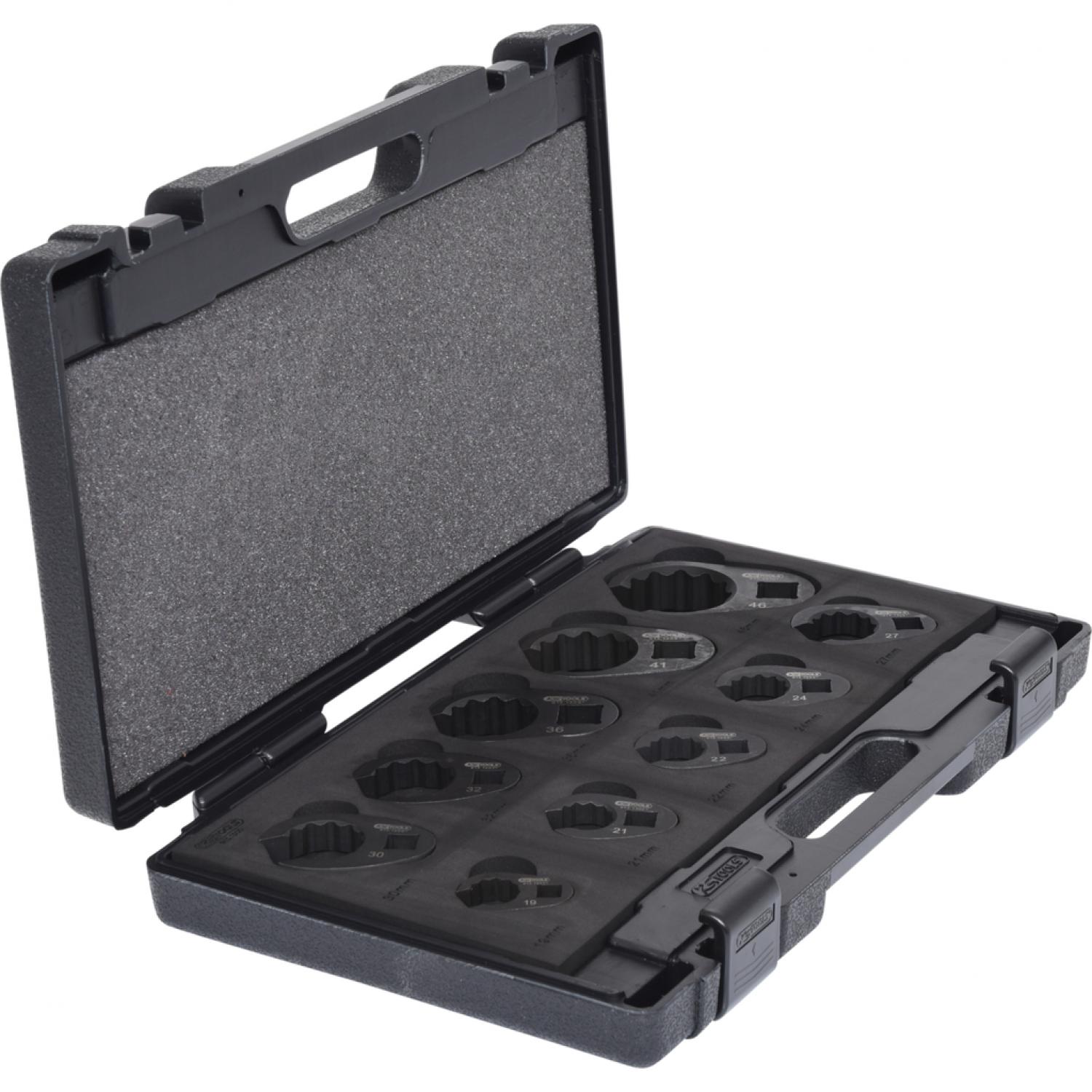 картинка Комплект ключей для трубопроводов, ширина зева 19-46 мм, 10 шт от магазина "Элит-инструмент"